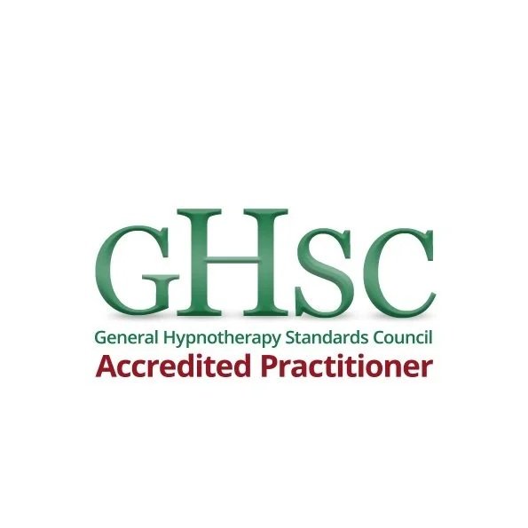 Logo of the General Hypnotherapy Standards Council with green and red text