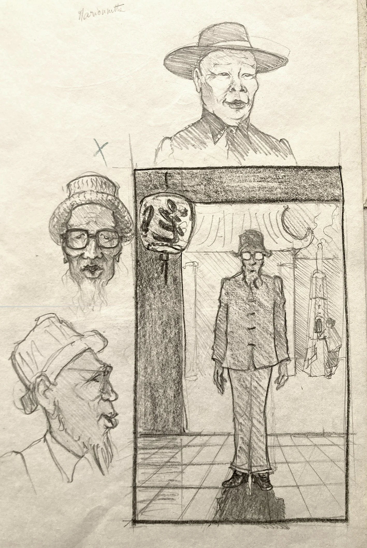 Croquis de voyage Birmanie