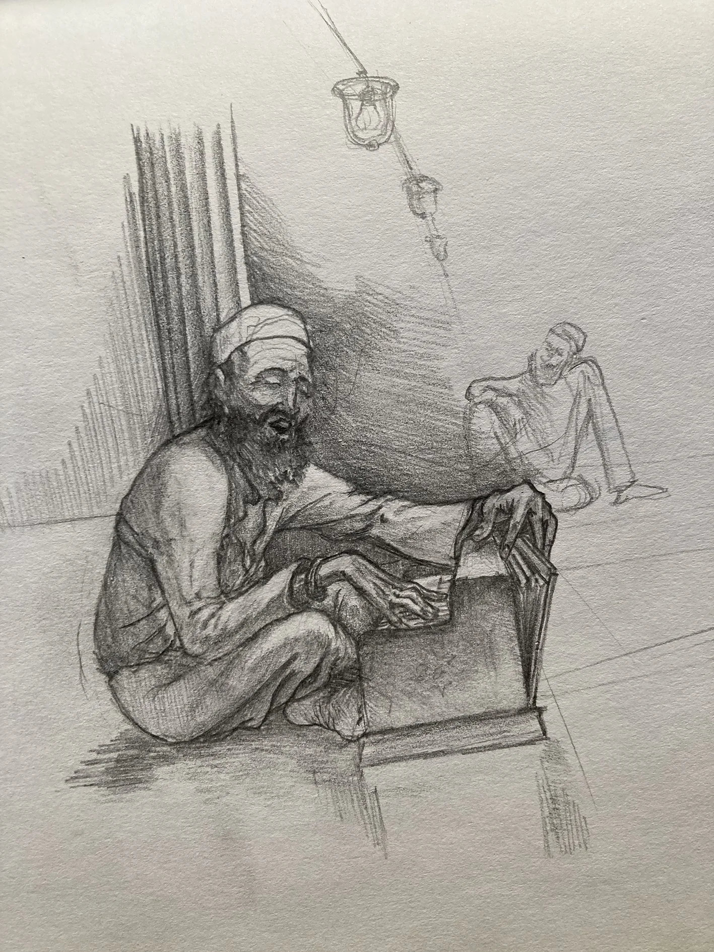 Croquis de voyage Goa - Pakistan