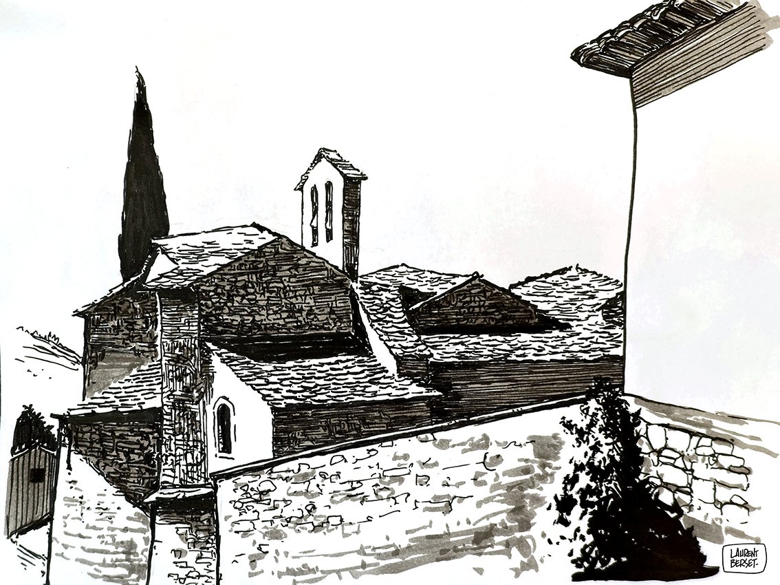 Sigonce Dessin croquis voyage
