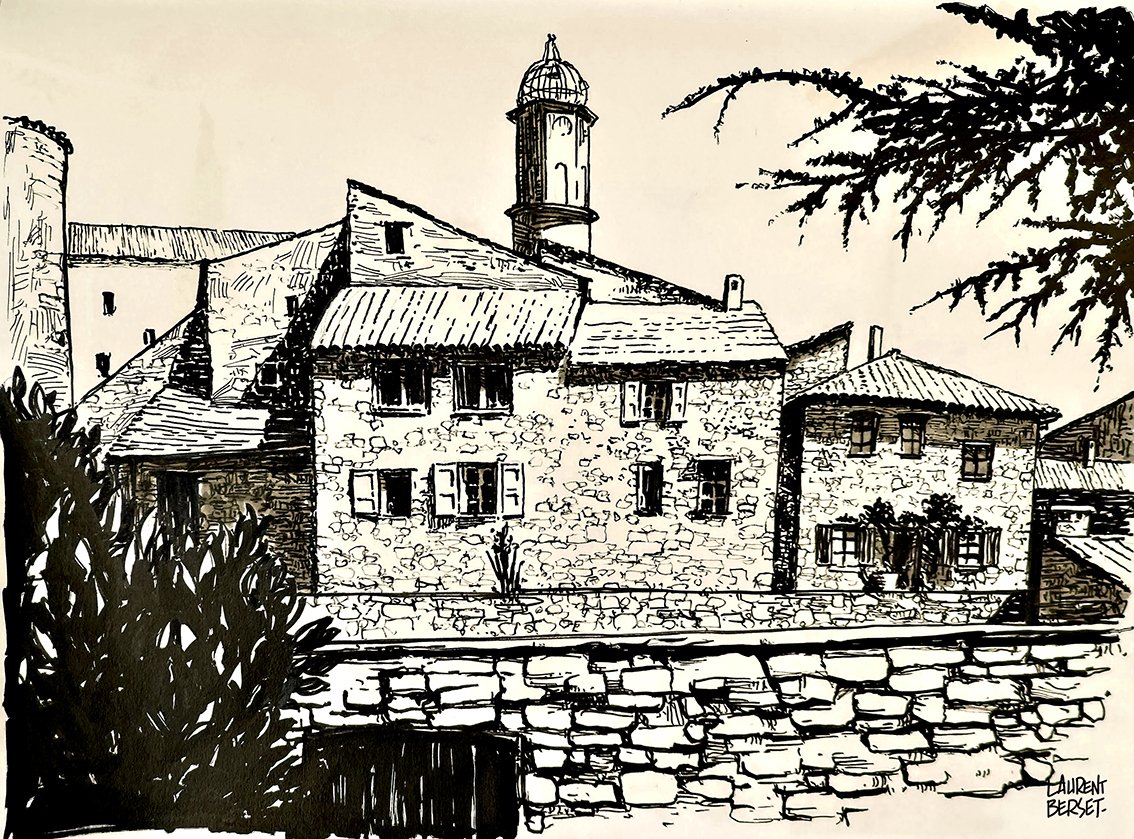 Sigonce Dessin croquis voyage