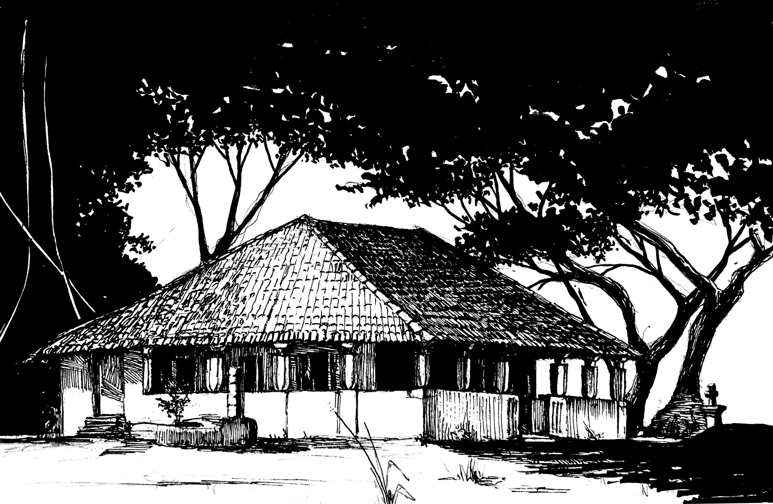 Croquis de voyage Goa - Inde