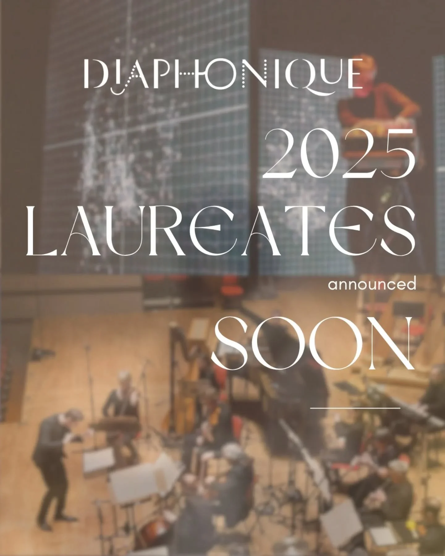 We&rsquo;ve been a little quiet lately&hellip; but for good reason!

Over the past few weeks, our artistic committee has been hard at work selecting the next generation of Diaphonique laureates &mdash; and we can&rsquo;t wait to reveal the 2025 proje