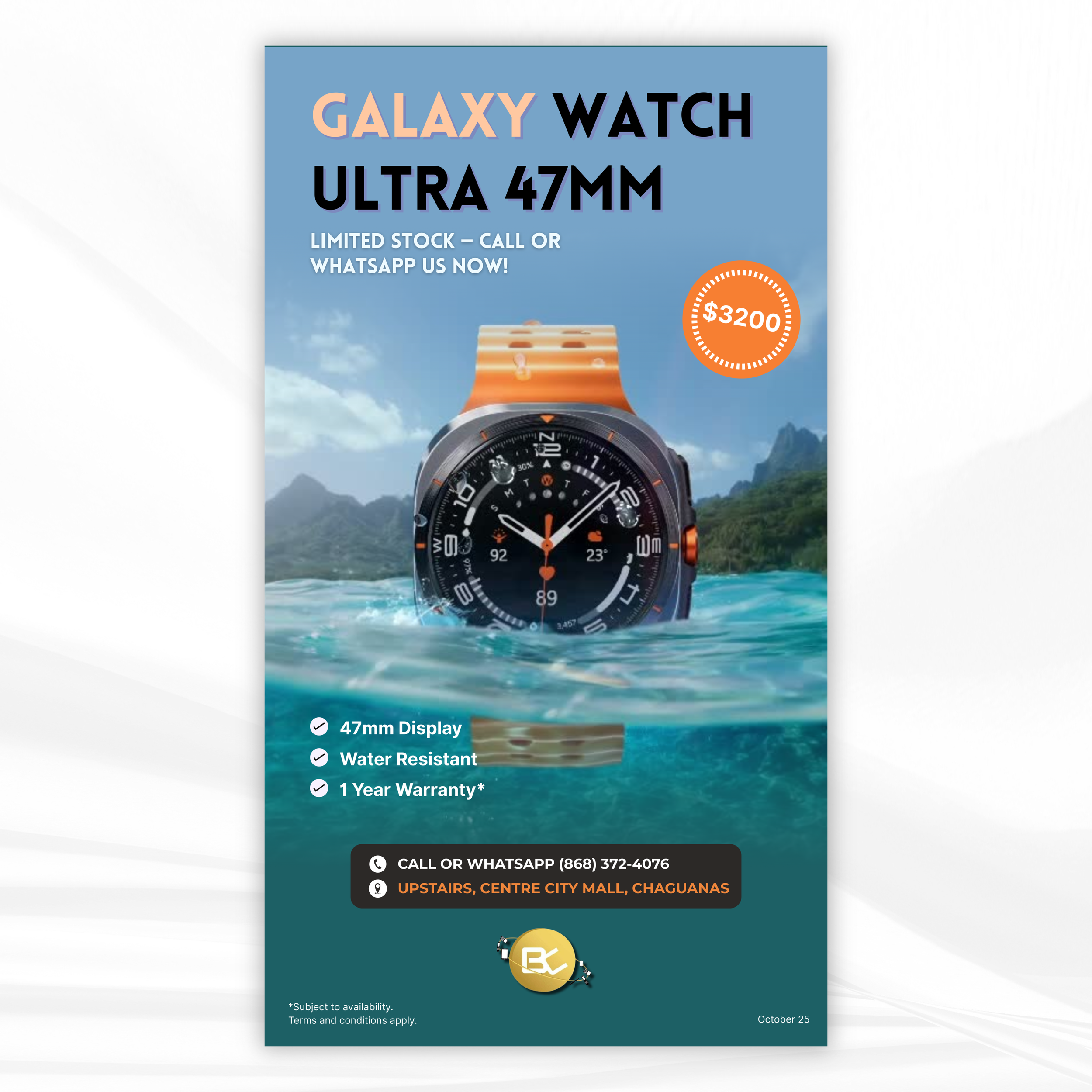 Social Media: Smart Watch Flyer