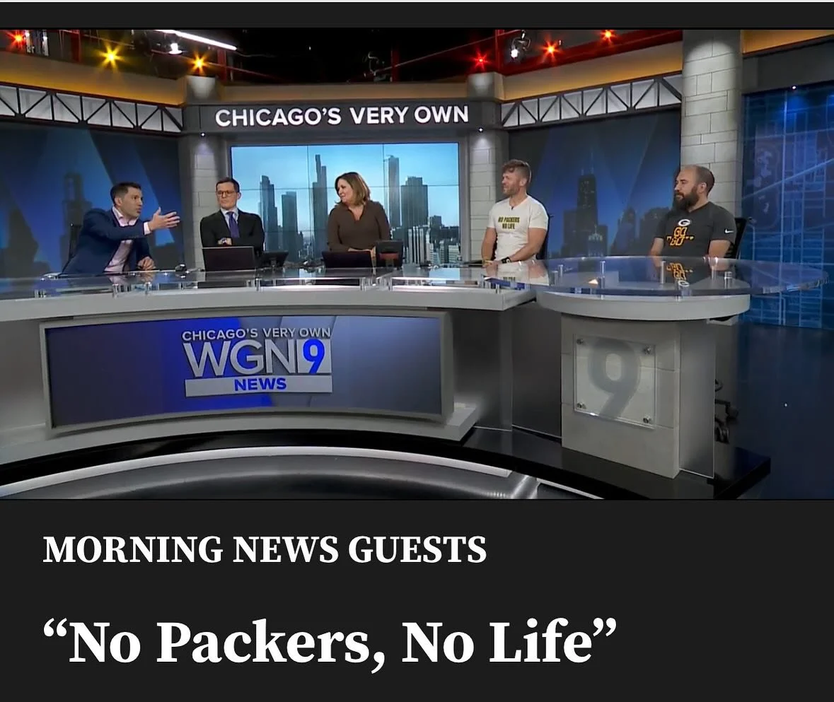 Craig and Ty were on WGN Chicago this morning to discuss NO PACKERS NO LIFE!
https://wgntv.com/morning-news/morning-news-guests/no-packers-no-life/