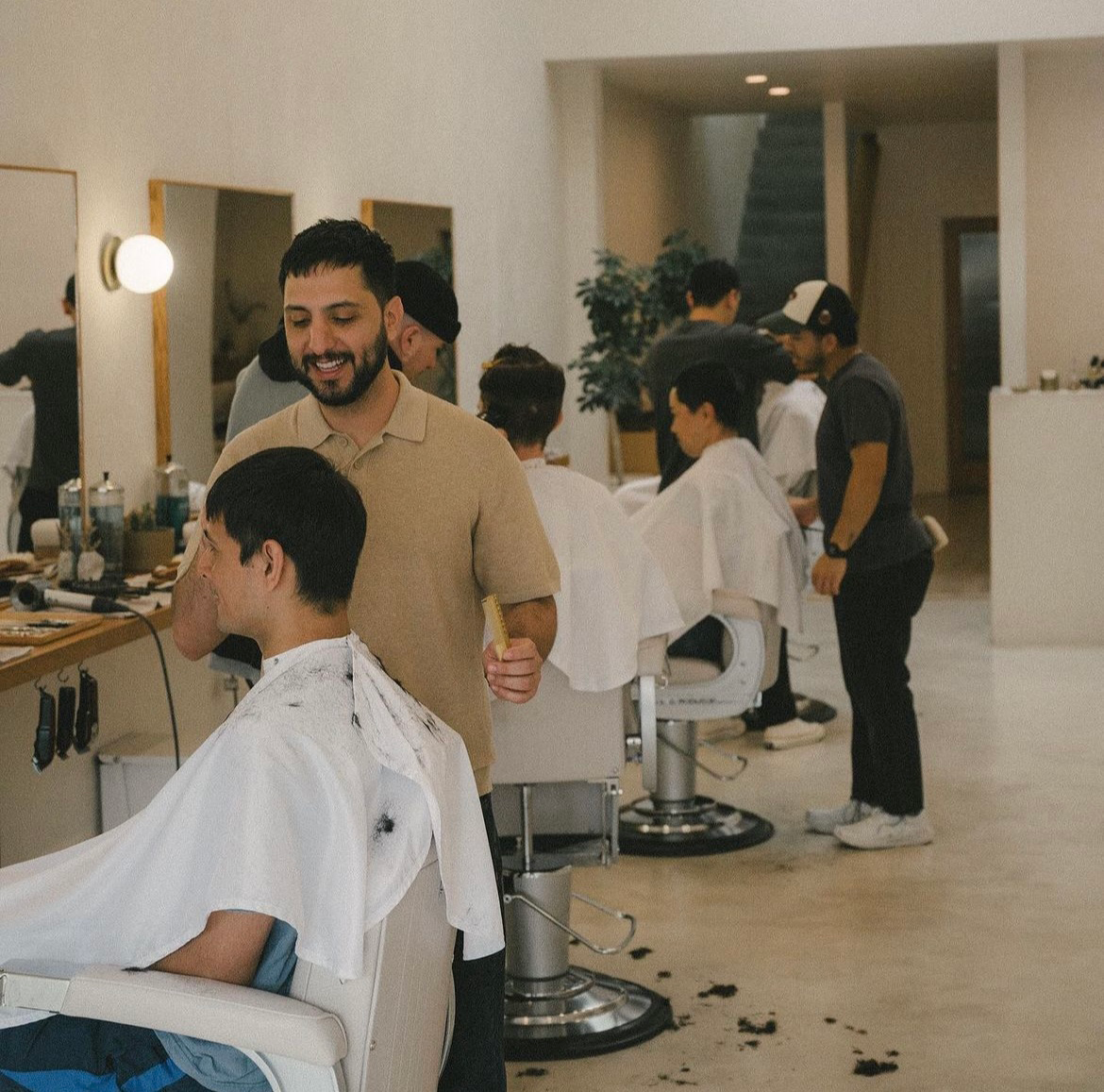 Padra Moinian at work