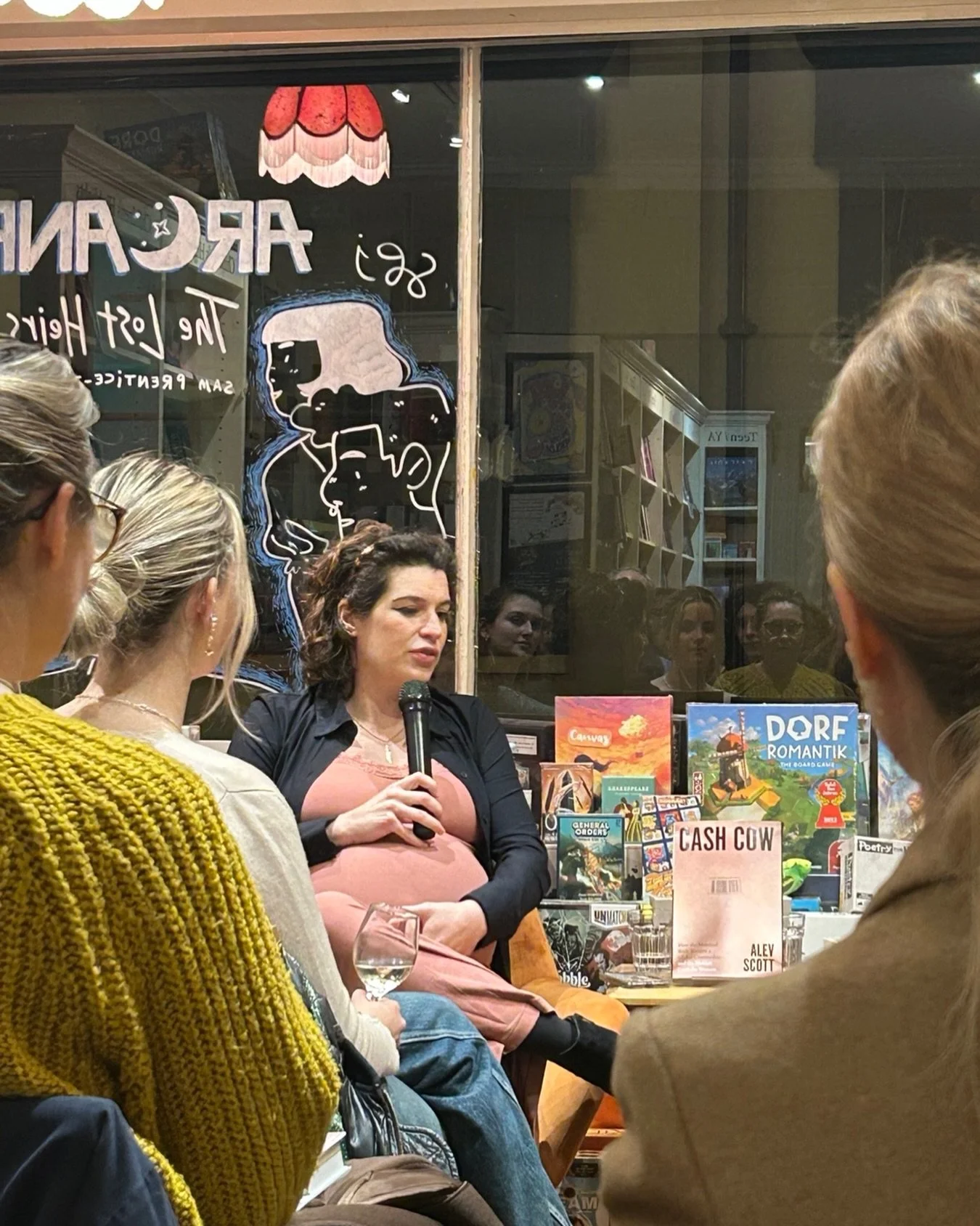 Shout out to journalist and &lsquo;Cash Cow&rsquo; author Alev Scott and host @marisajbate at @mrbsemporium for an amazing event last night 🙏

Such an interesting and important exploration of the commodification of the female maternal body.

Looking