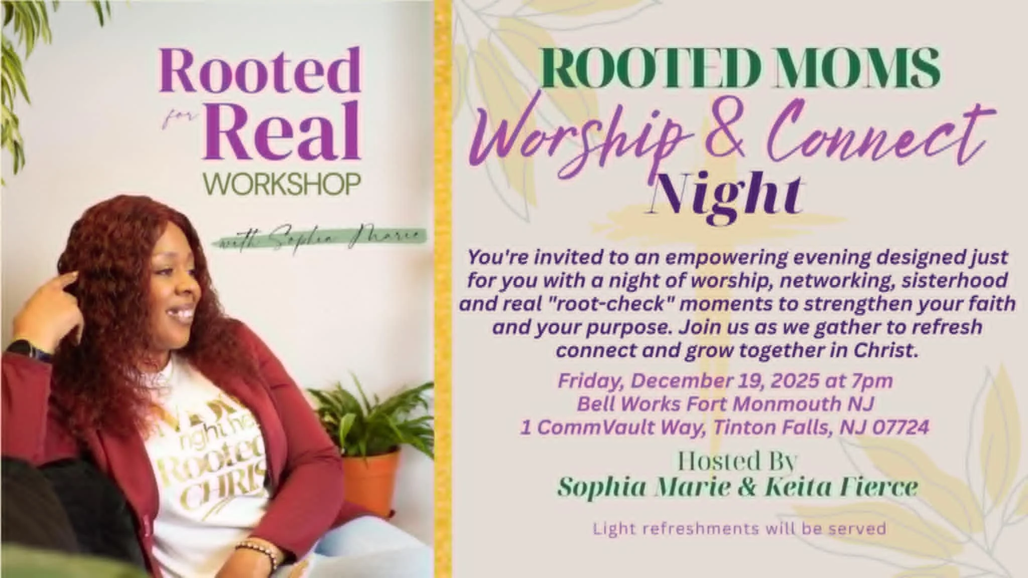 Rooted Moms Worship &amp; Connection Night