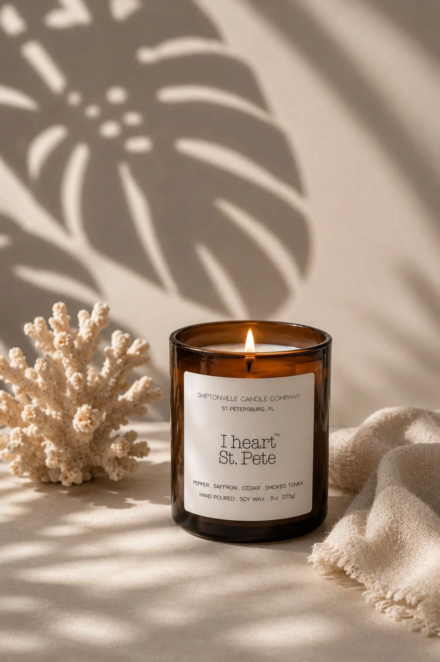 I Heart St. Pete Candle