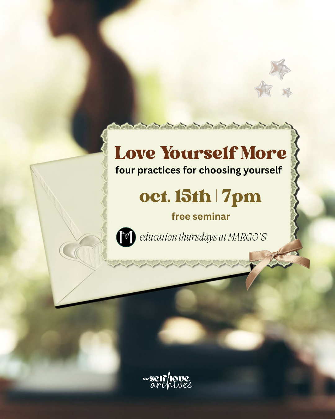 love yourself more free seminar at margos freehold