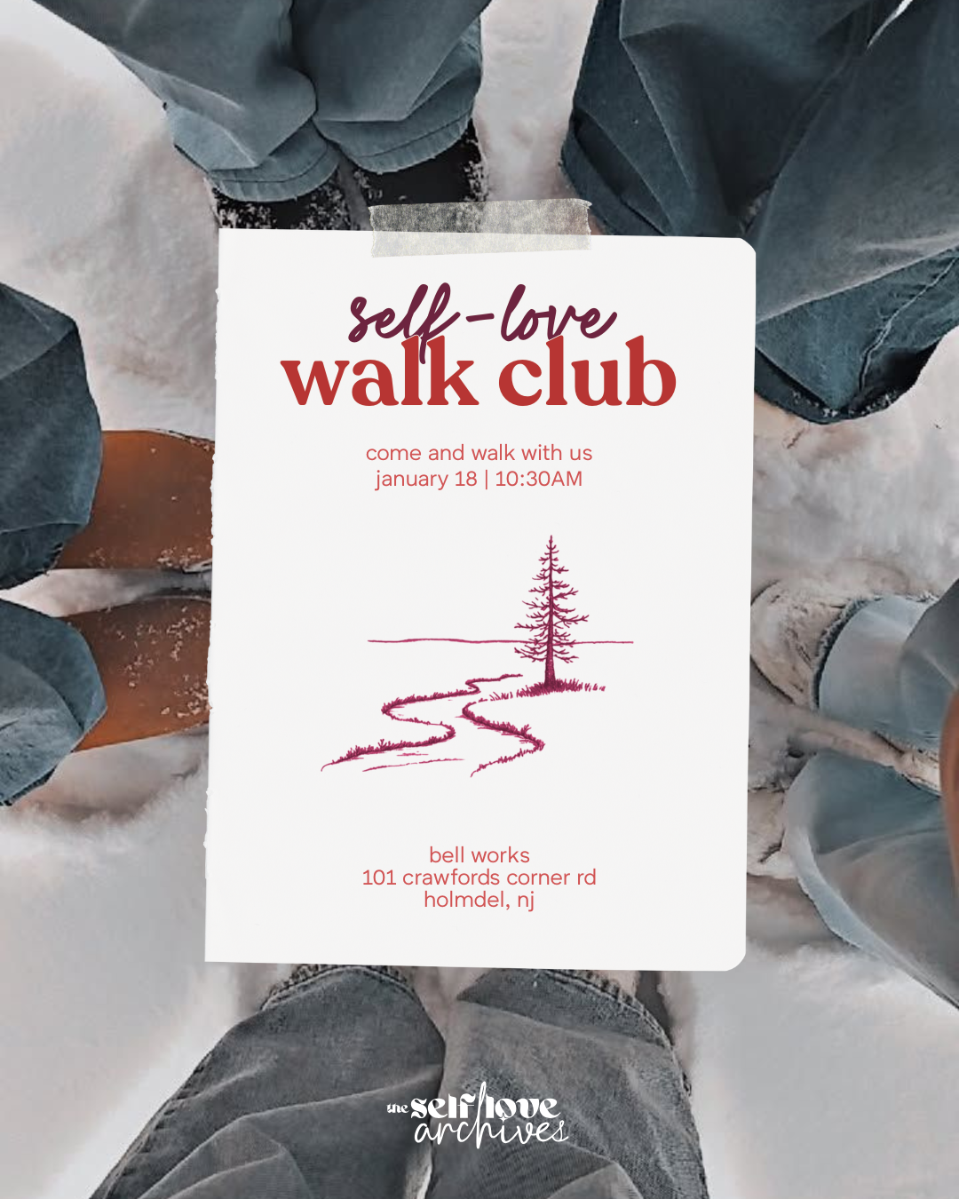 self-love walk january 2025