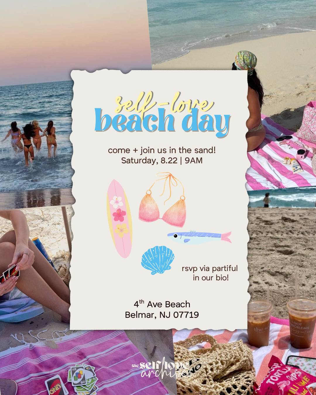 august girls beach day