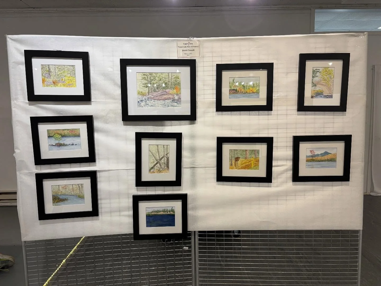 10 on the wall from this week at Tupper Lake Plein Air Festival!

Reception is tonight 5-7 at Tupper Arts. The show hangs through Sunday at 5. 

#watercolours #watercolor #adirondacks #adirondackart #pleinair #tupperlake #tupperarts #davidcrowellfine