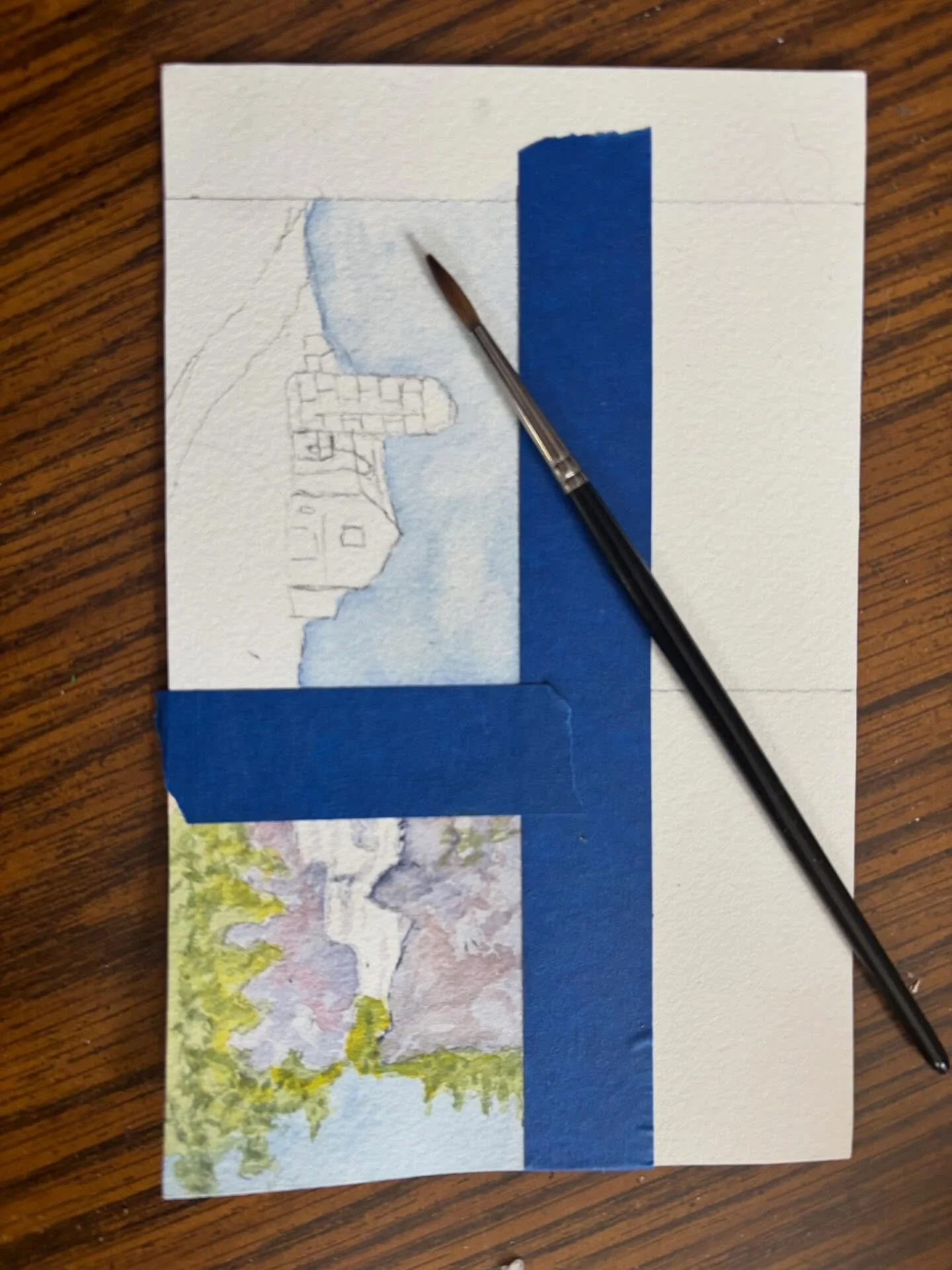 Finally painting again!
2.5x3.5 watercolor magnets

#watercolor #aceo #davidcrowellfineart