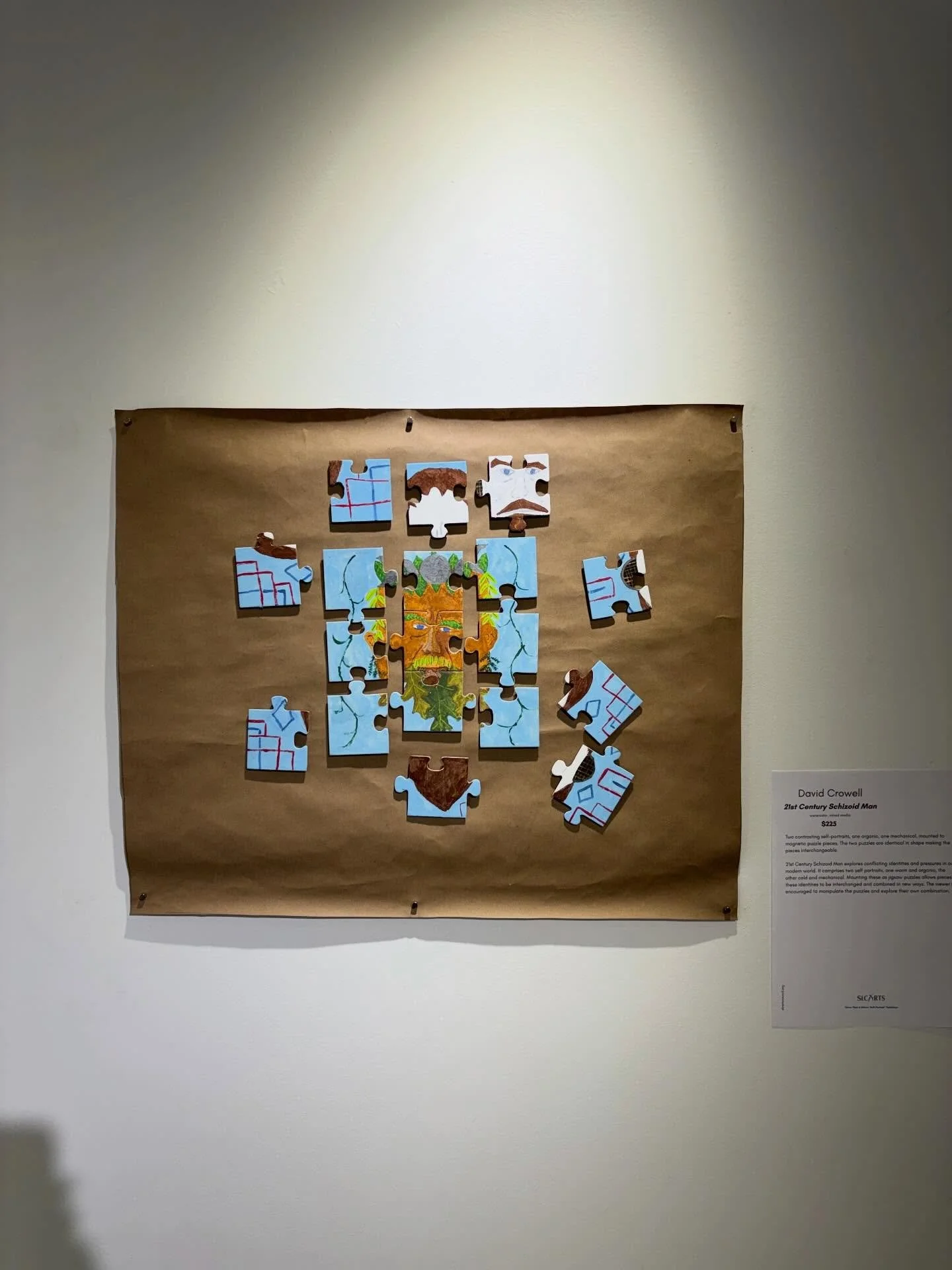 More Than A Mirror at SLC Arts
&ldquo;21st Century Schizoid Man&rdquo;  what will you make of it?
#selfportrait #davidcrowellfineart