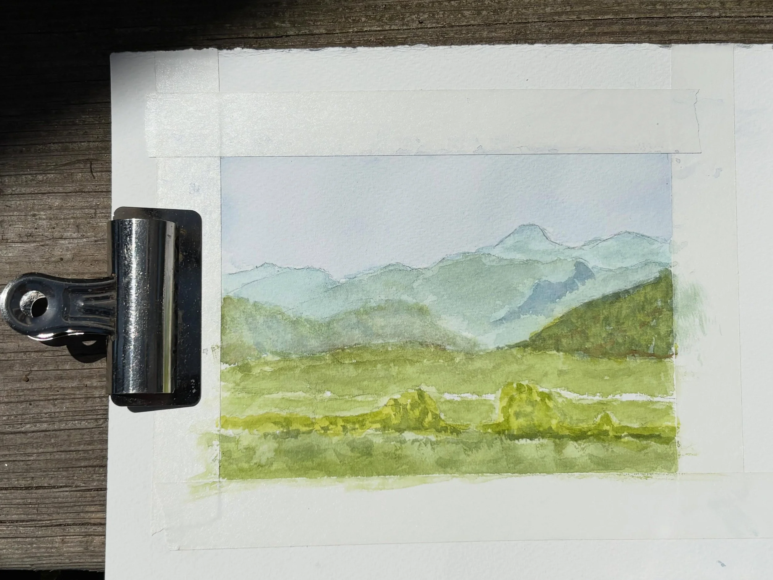 Calling this done.  Saranac Lake Fish and Game Club

#watercolor #pleinair #adirondacks #saranaclake #davidcrowellfineart