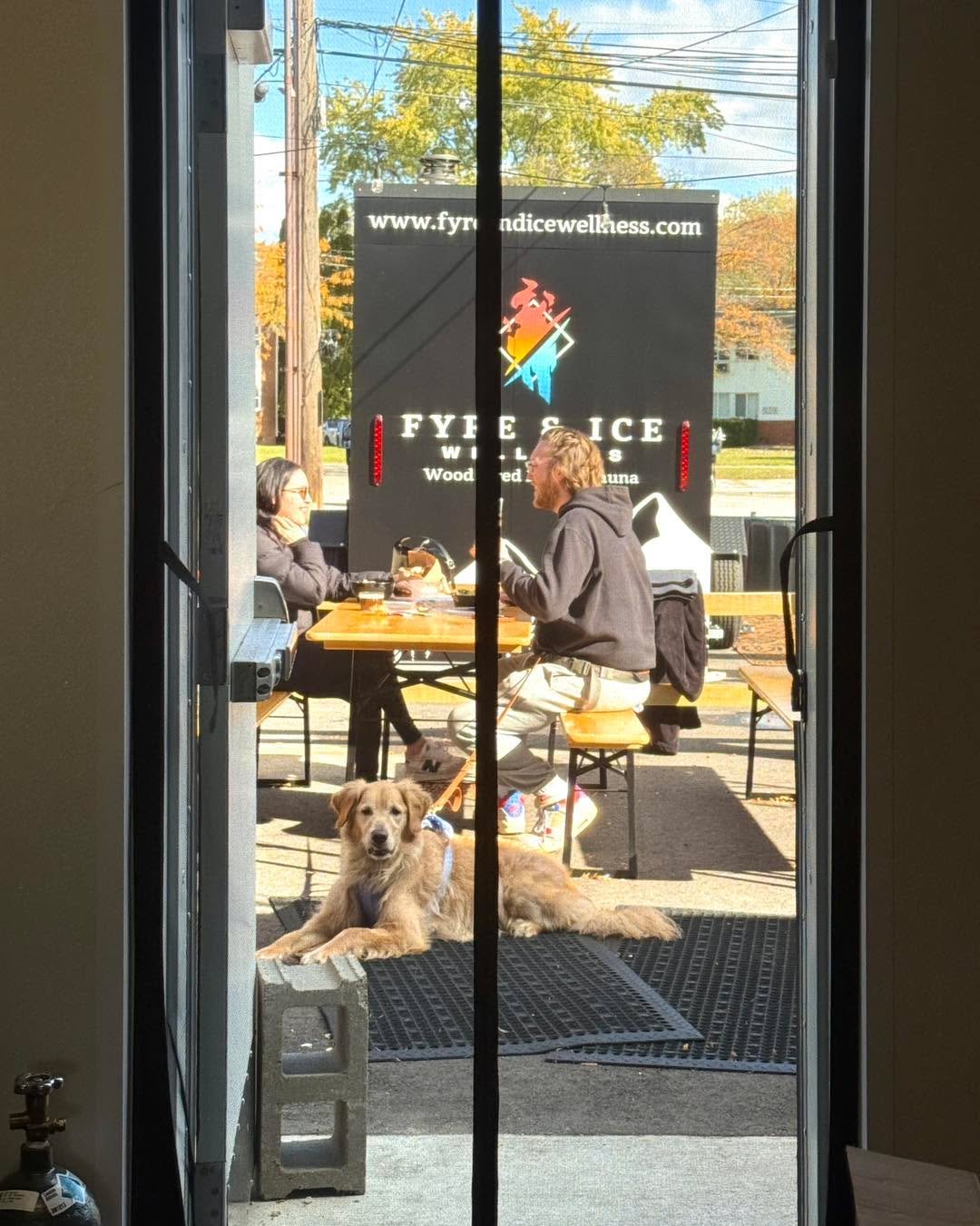 know what u need? a social sunday. coming this sunday, āyu pilates in the morning. @fyreandicewellness mobile sauna &amp; cold plunge from 12-6p. @chuckneddys food truck from 12-4.  lions v. giants watchparty happening in the side lounge in case u ge