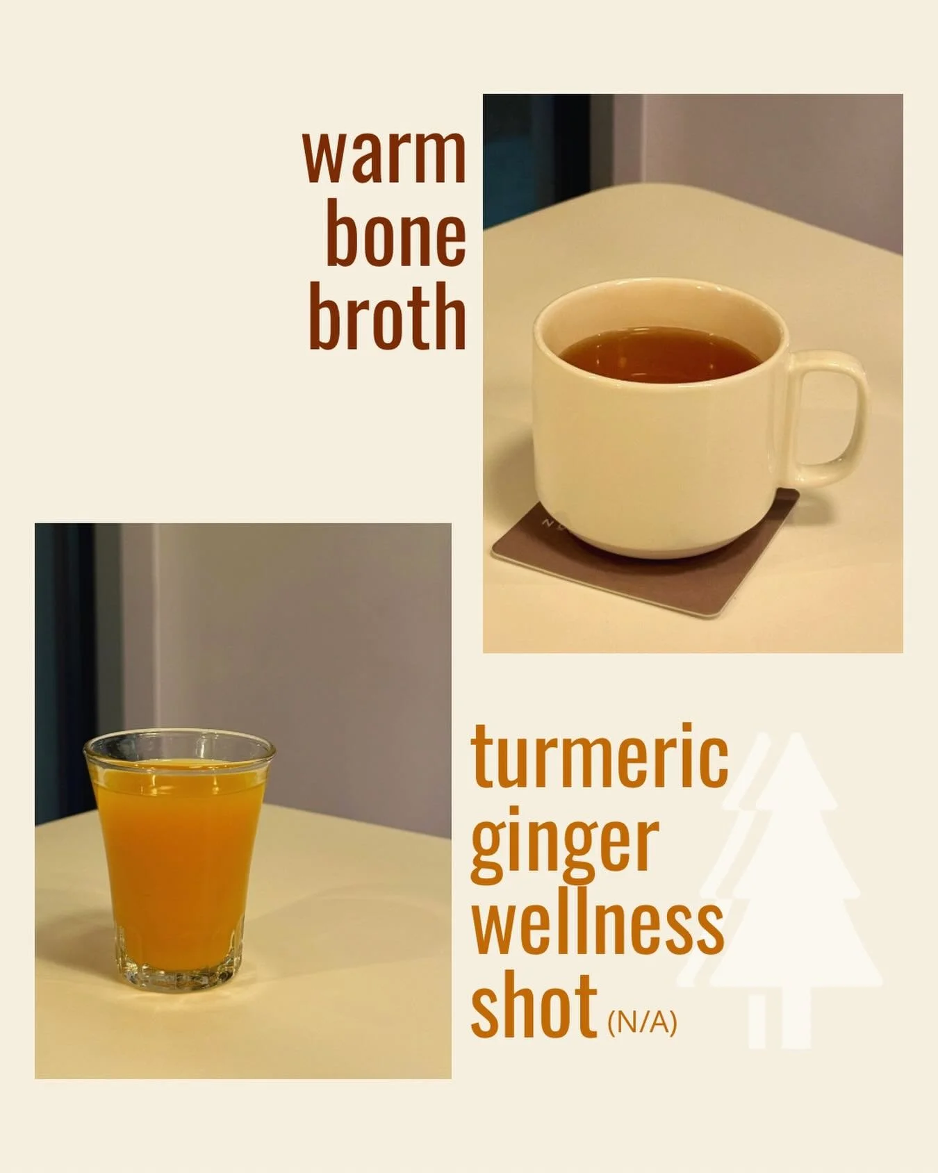 try these two limited menu items (plus others) during Sauna Sundays this month. sip, sauna, cold plunge, repeat. Social Wellness January is here.