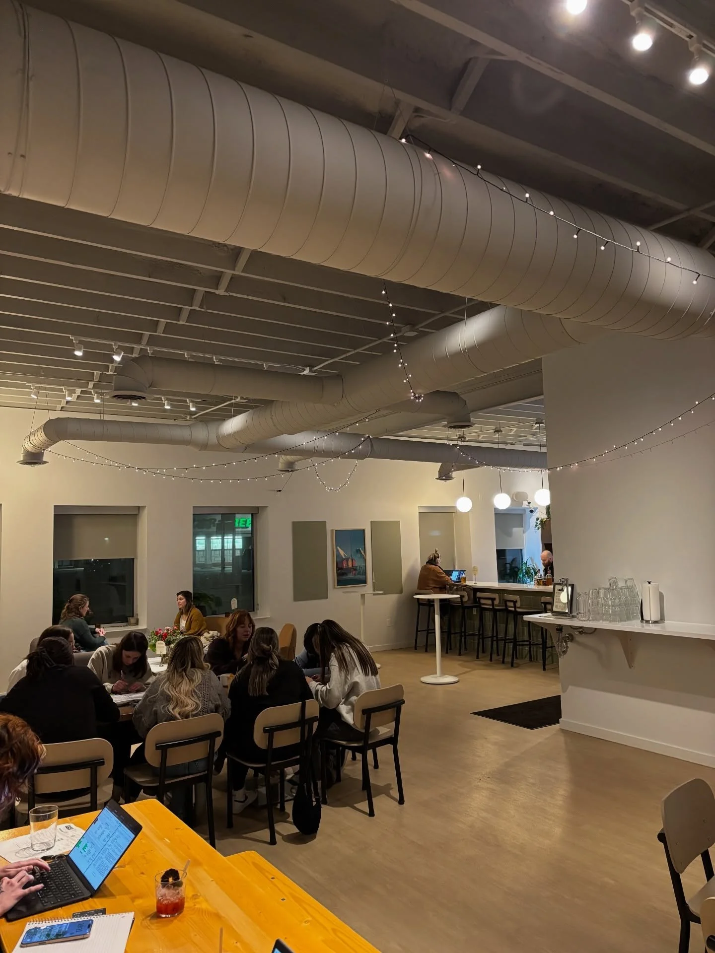 we&rsquo;ve kinda become the spot for book clubs. one of them brought flowers yesterday💐 a couple brought a scrabble board in for date night. we still think the best thing to bring is bdubs but that&rsquo;s just us