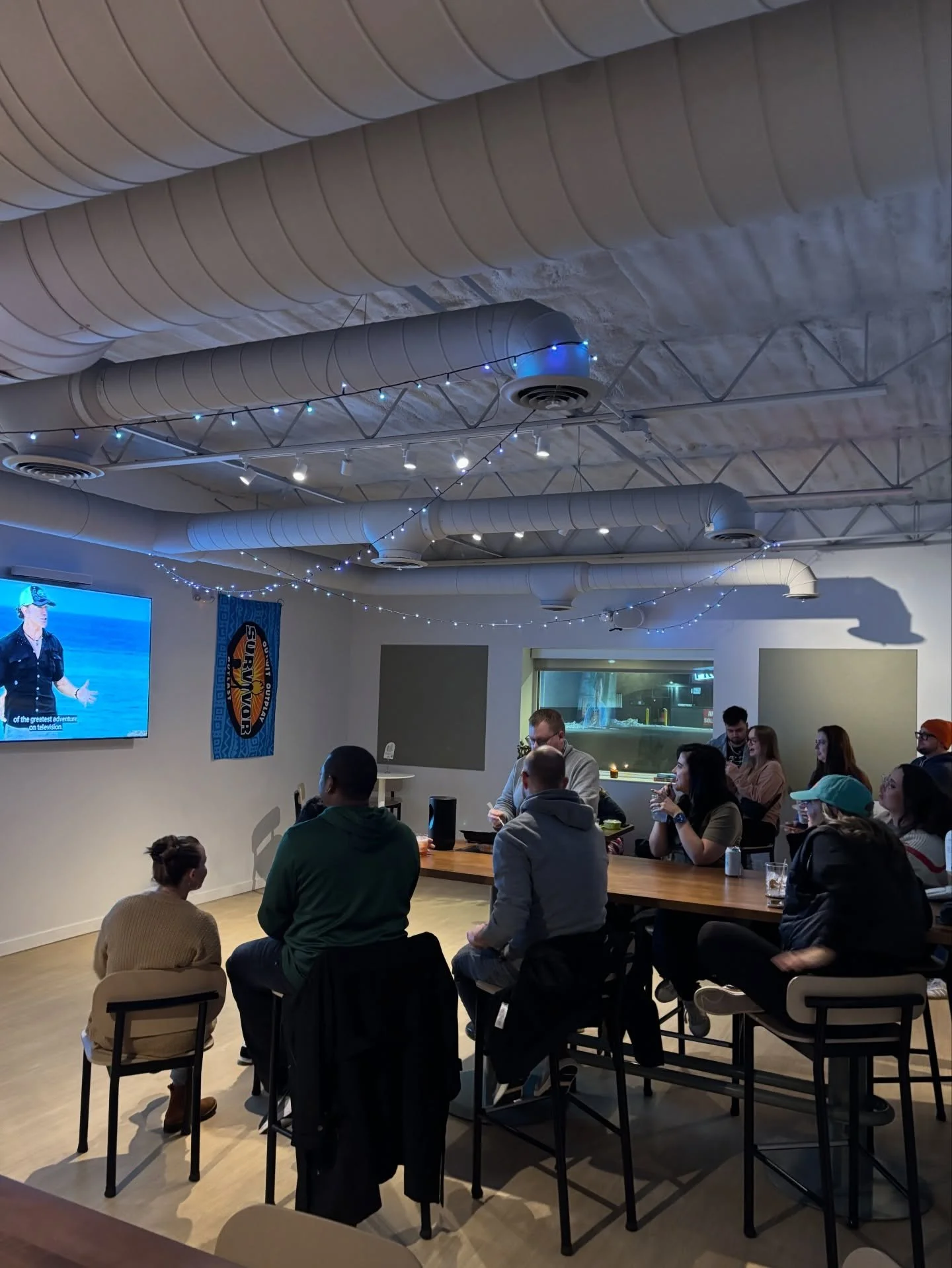 social club gets $2 off cocktails/$1 off everything else today. survivor at 8p in the side lounge. always plenty of room for whatever in main lounge for non-survivor folks. as long as whatever is pestering Haley &amp; Grant - they&rsquo;re bartending