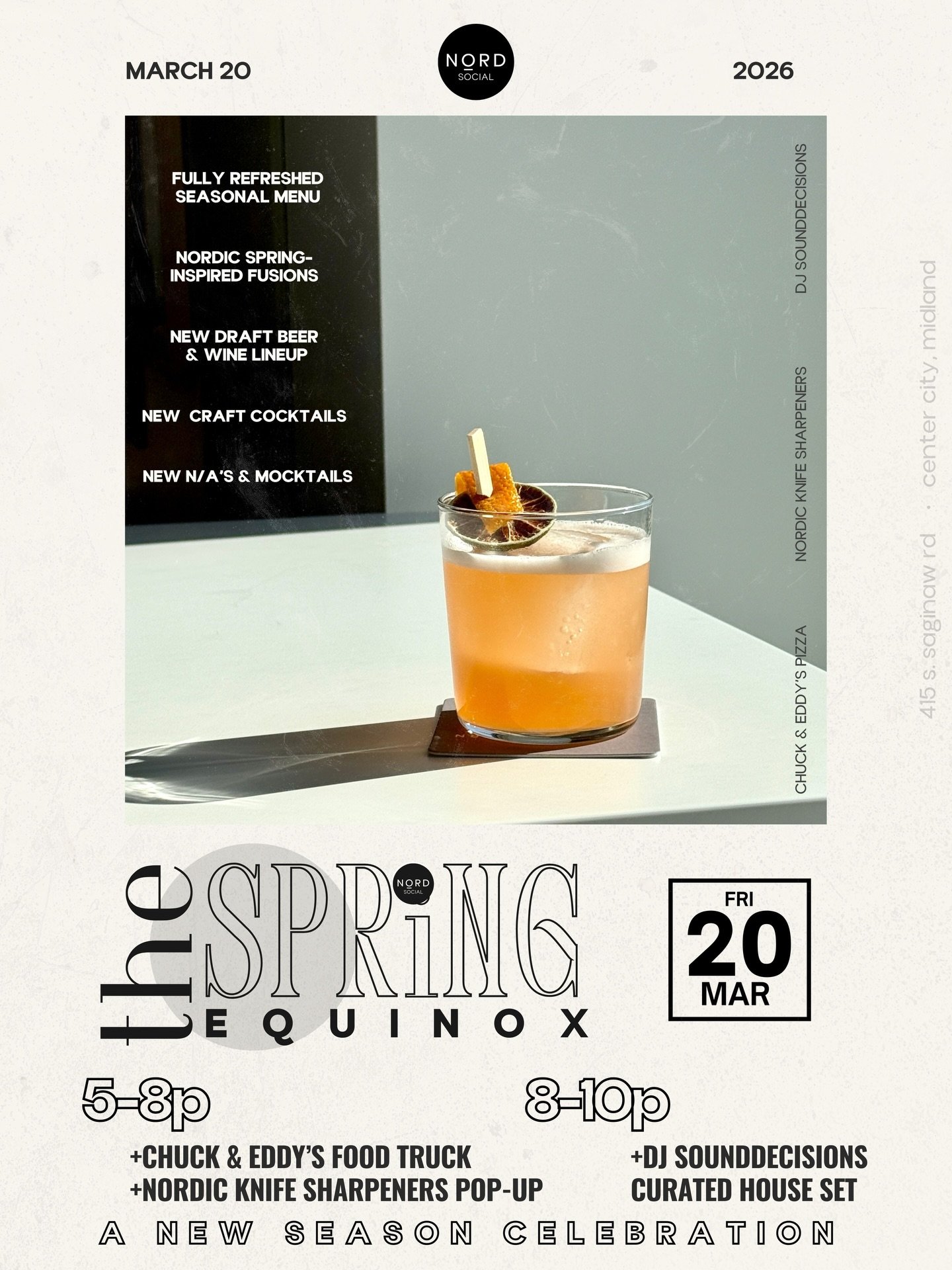 This Friday! parties at Nord are becoming the biggest parties in town. and we&rsquo;re throwing a BIG one friday to launch a new menu+celebrate the change of season. see youuuu &amp; all your pals on friday.