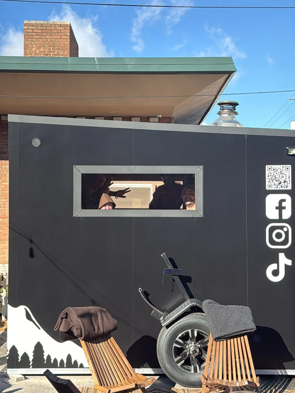 SO exited for the day. the sauna is BACK! we know you were watching closely in january and never came. today&rsquo;s your chance. free for social club, $10 otherwise. @ayu.pilatesstudio hanging with us. @bloomfromwithin.saginaw 12-4. oh, and like @de