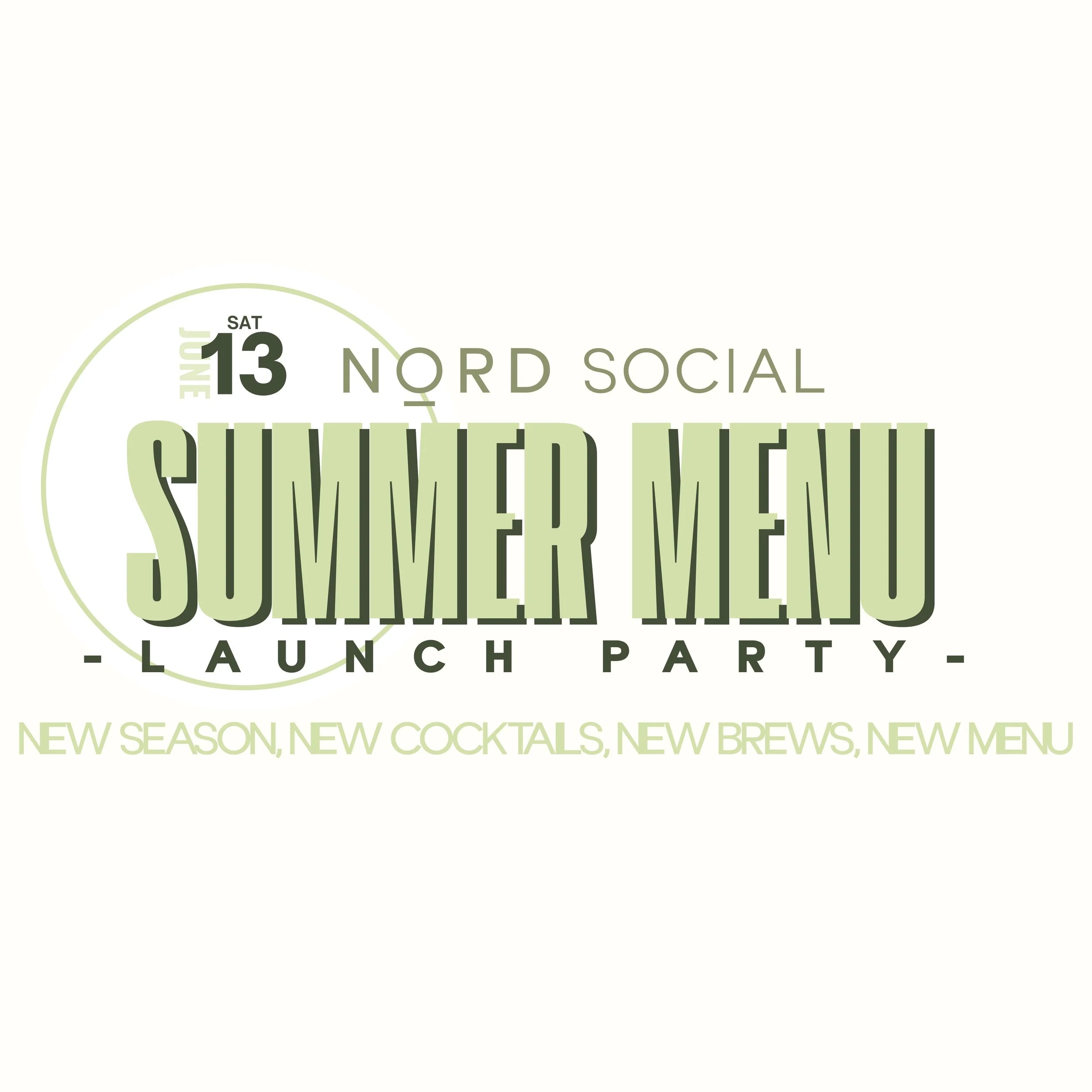 SUMMER MENU LAUNCH PARTY