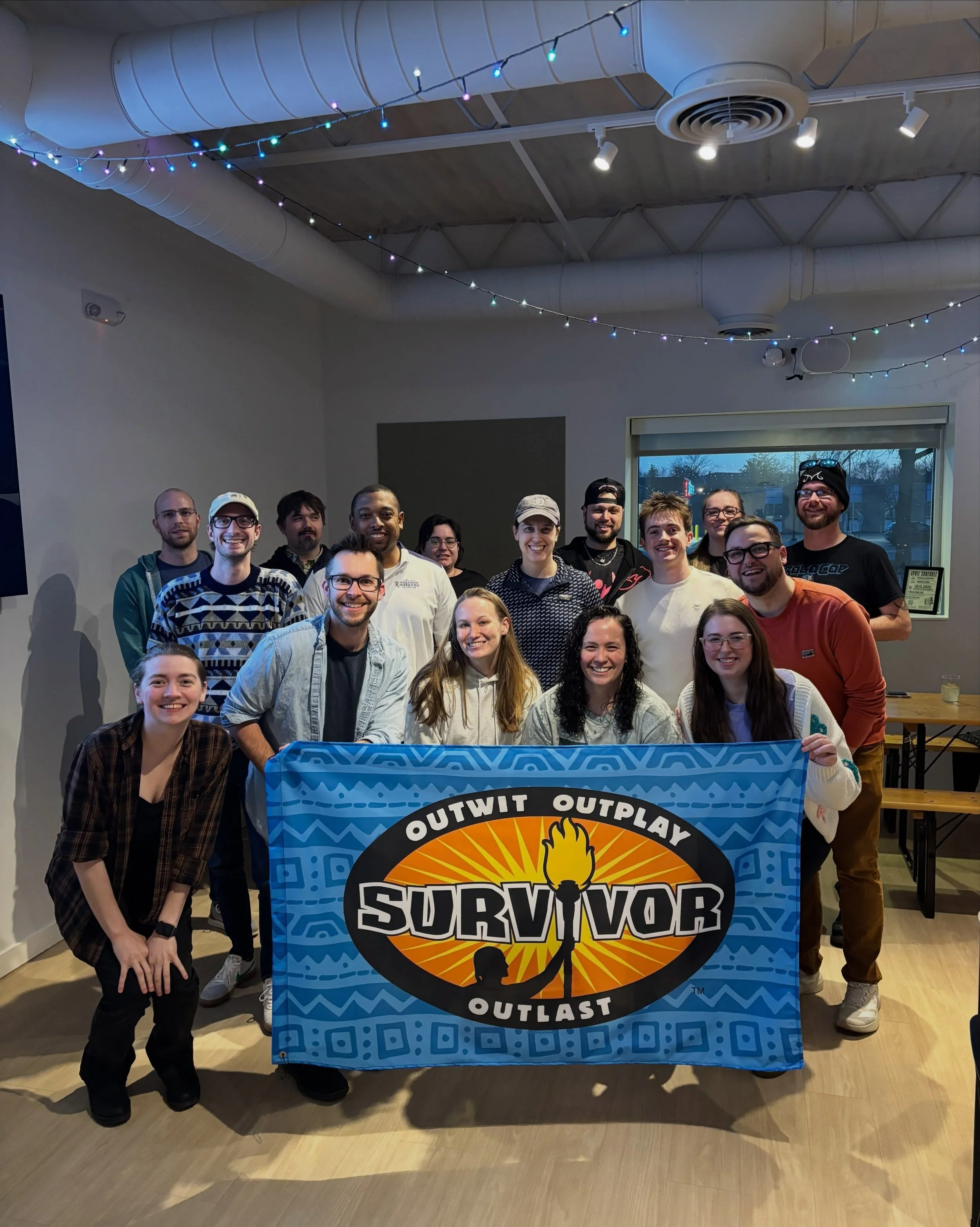 the wednesday night watch parties are back. join this fun crew in the side lounge at 8p tonight as season 51 of @survivorcbs kicks off. rumor has it they even a fantasy league. all are welcome.