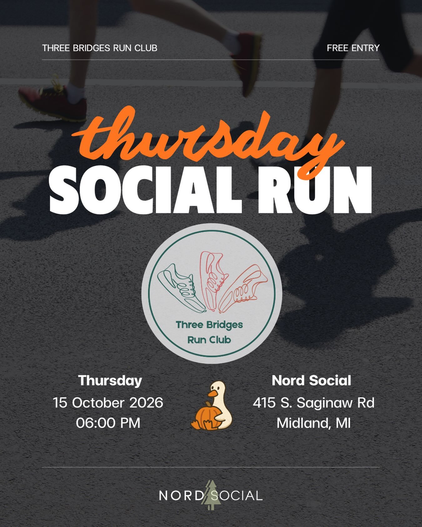 our next run club event with @threebridgesrunclub is set for 10.15.2026 at 6p. we&rsquo;ll see you there!

#socialwellness