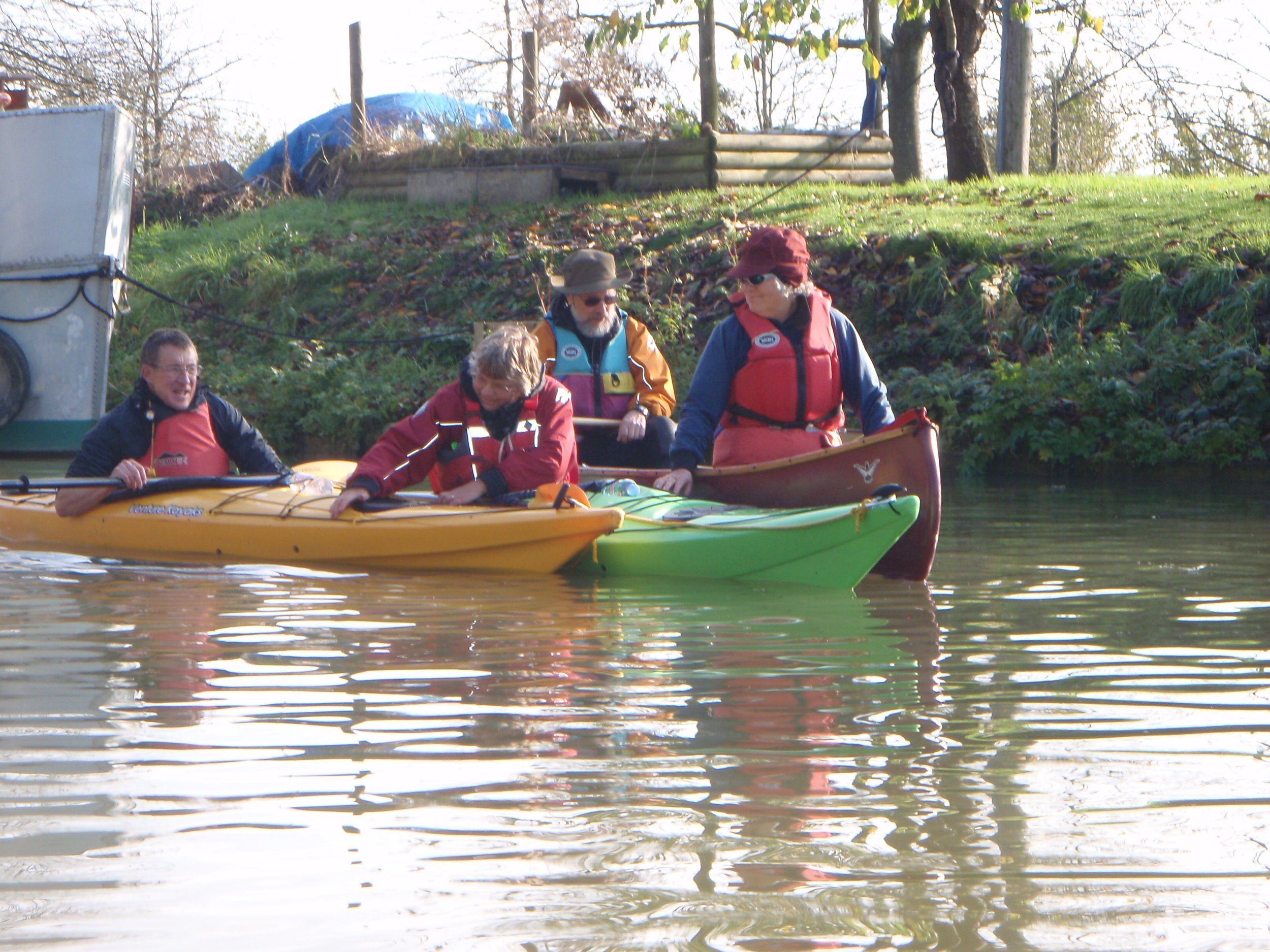 Paddling from Bradford
