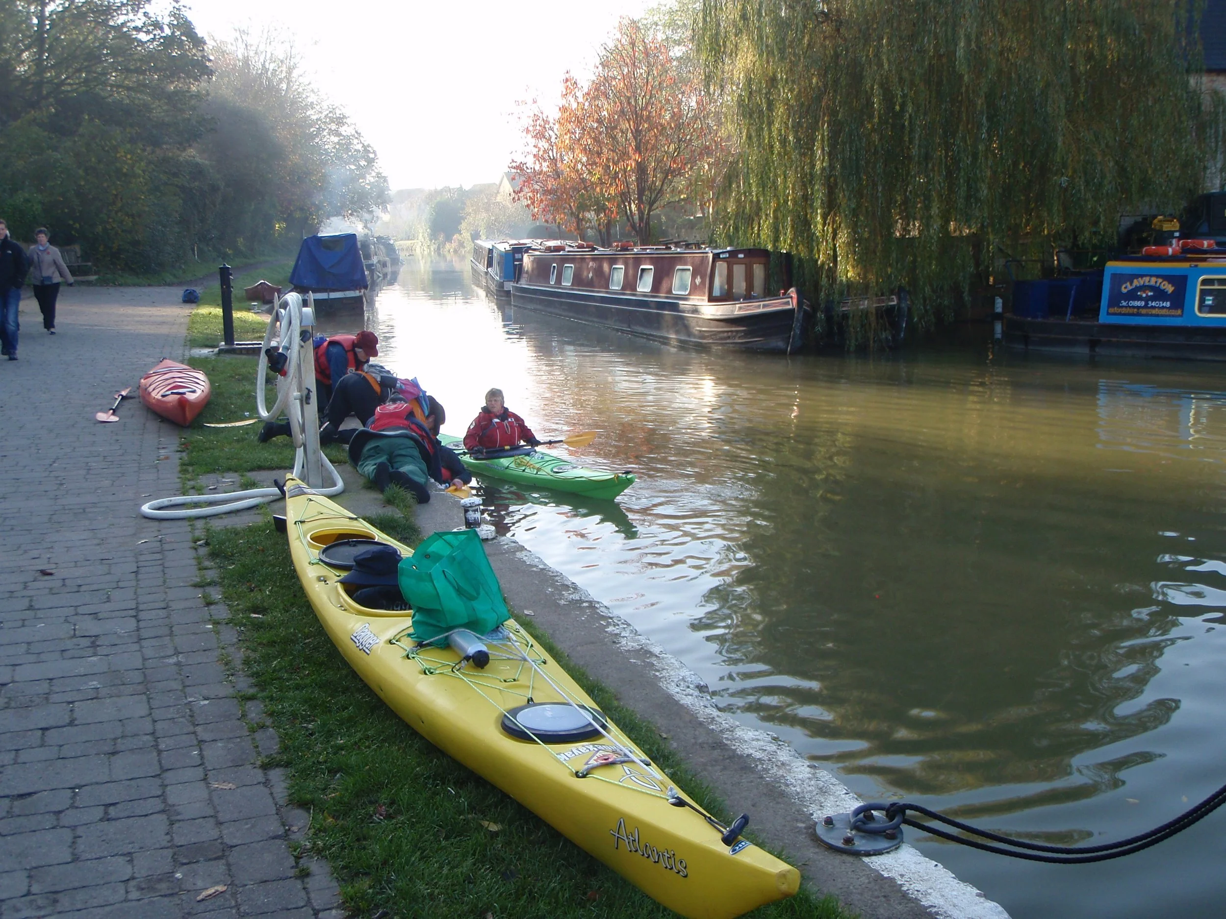 Getting on the water at Bradford
