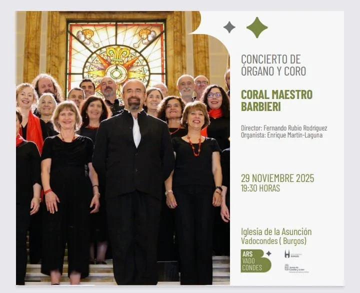 🎶 Concierto de Órgano y Coro en Vadocondes: la Coral Maestro Barbieri ilumina nuestro patrimonio