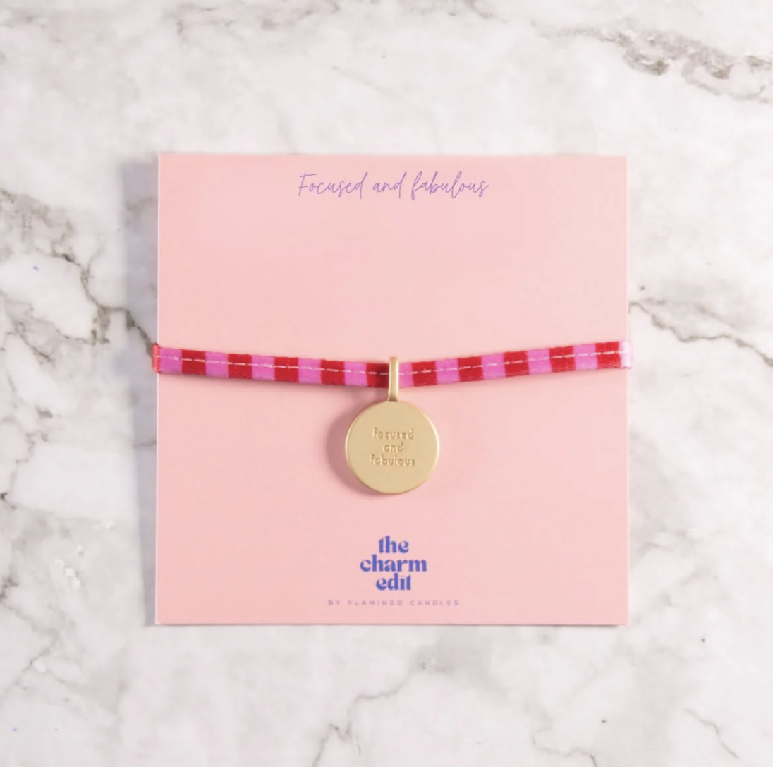 Focused And Fabulous  Charm Bracelet