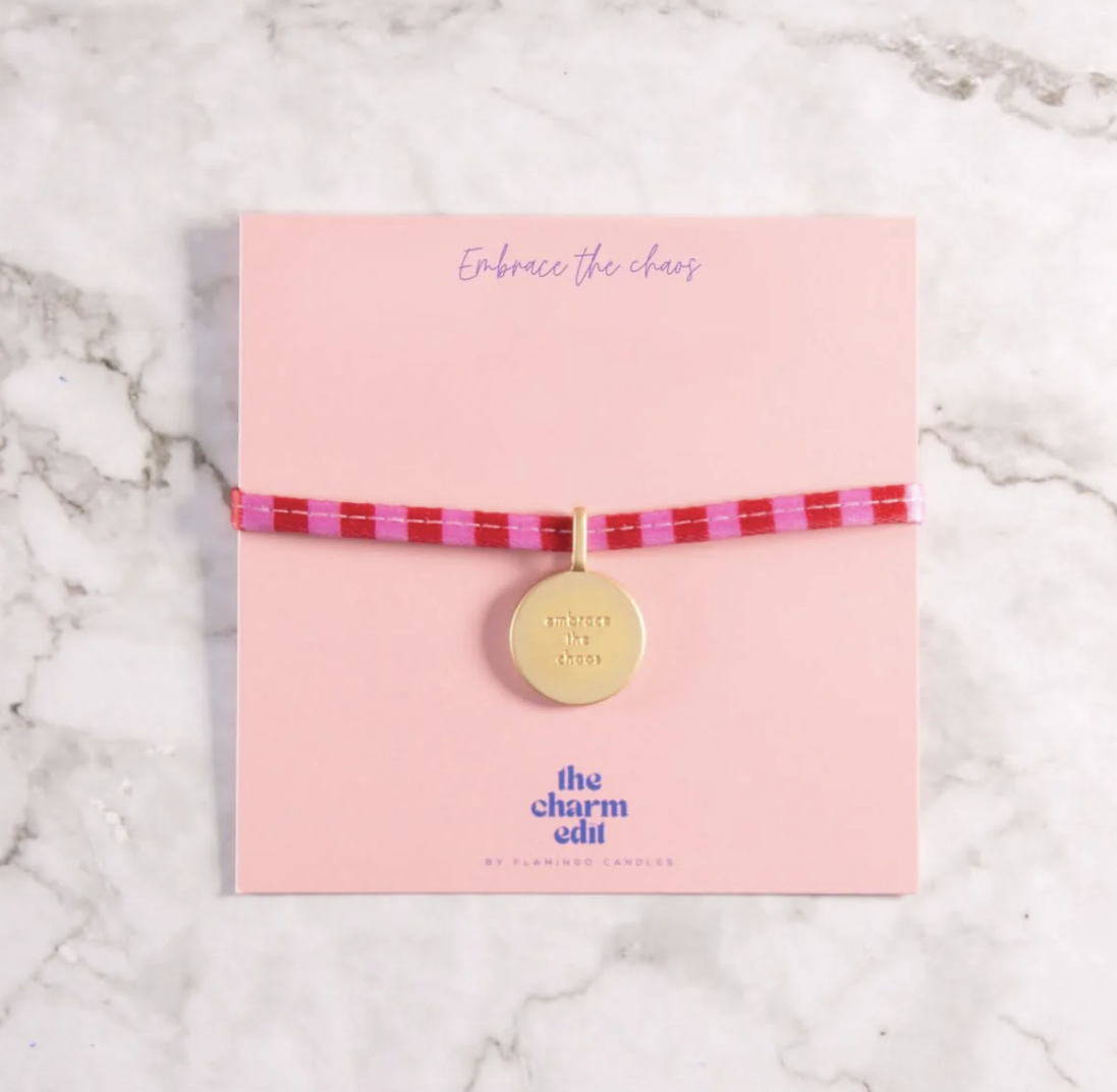 Embrace The Chaos Charm Bracelet