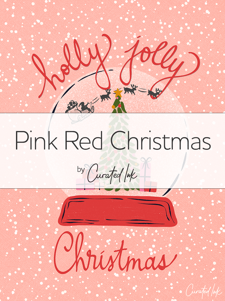 A Whimsical Take on Christmas in Pink &amp; Red