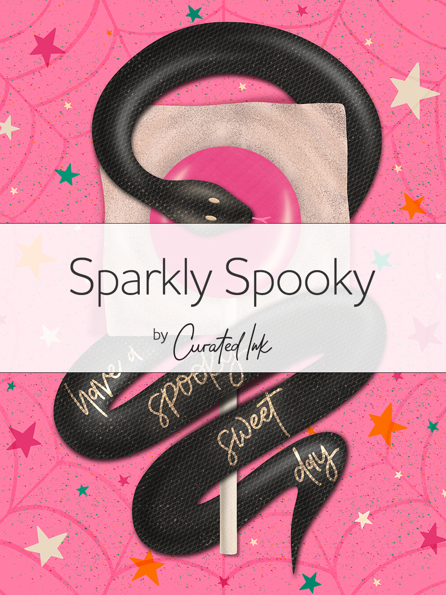 Sparkly Spooky Season cover page link to full illustration collection