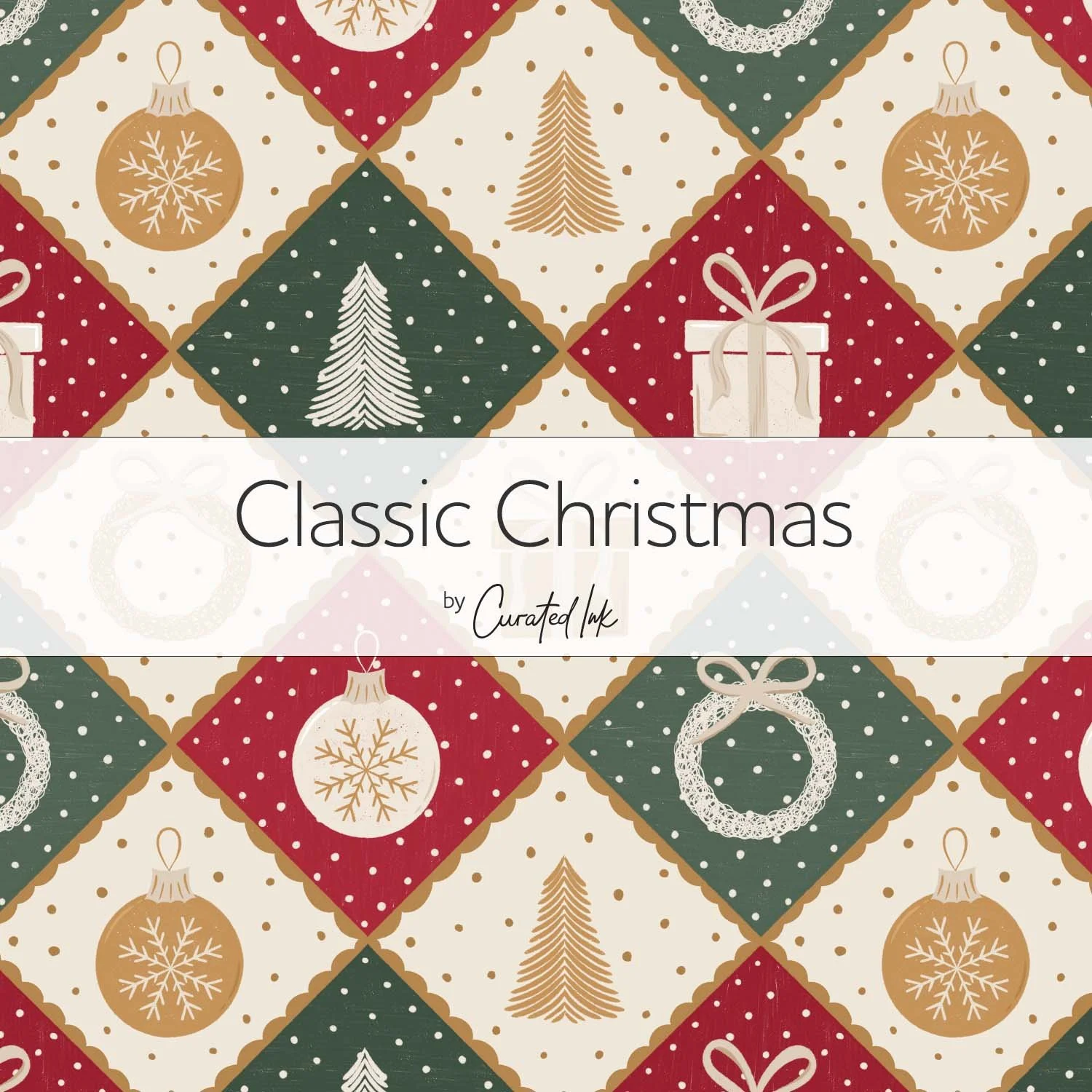 classic Christmas cover page link to full pattern collection