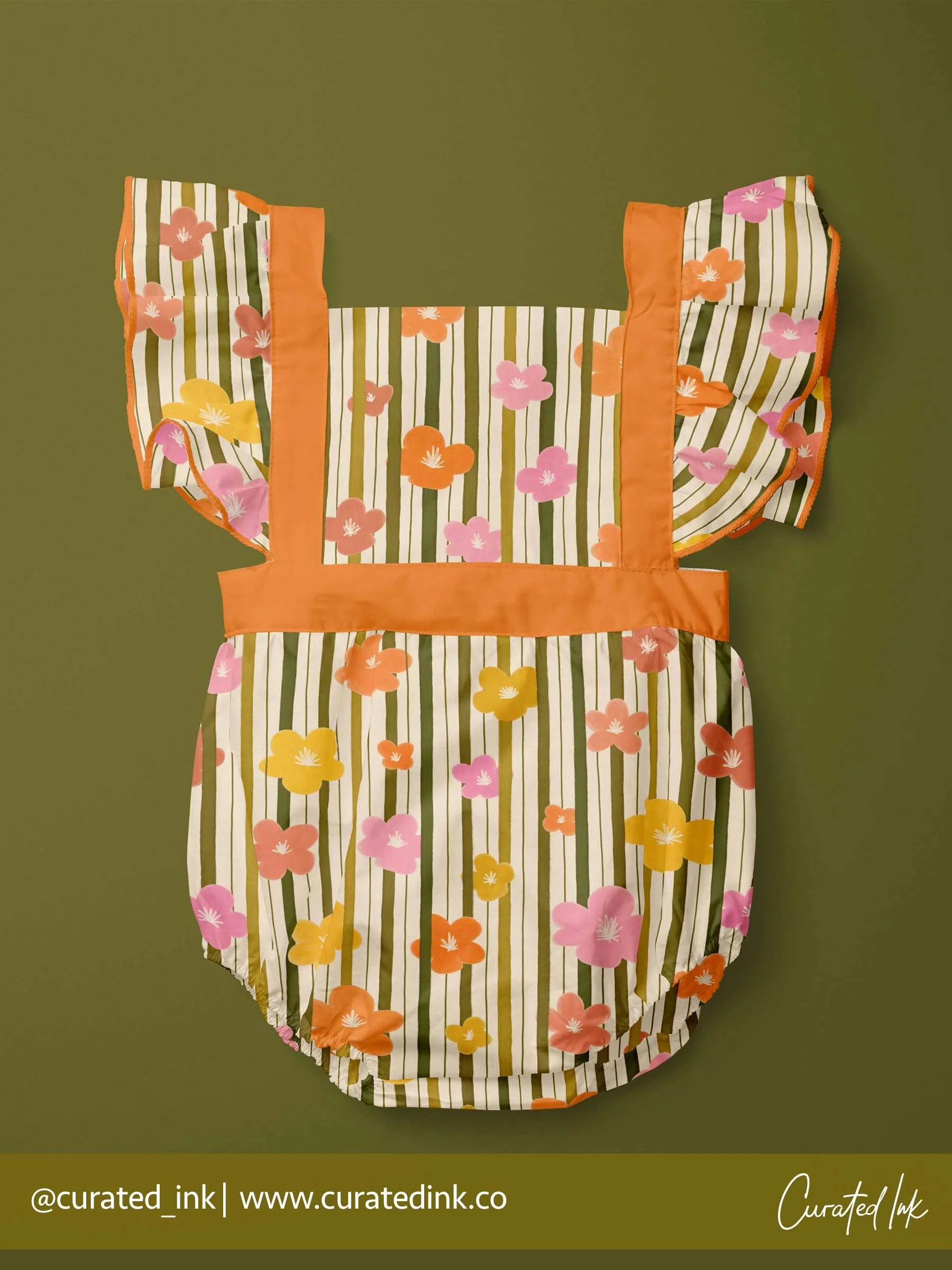 BTM-1100 Floral Stripe Maximalism