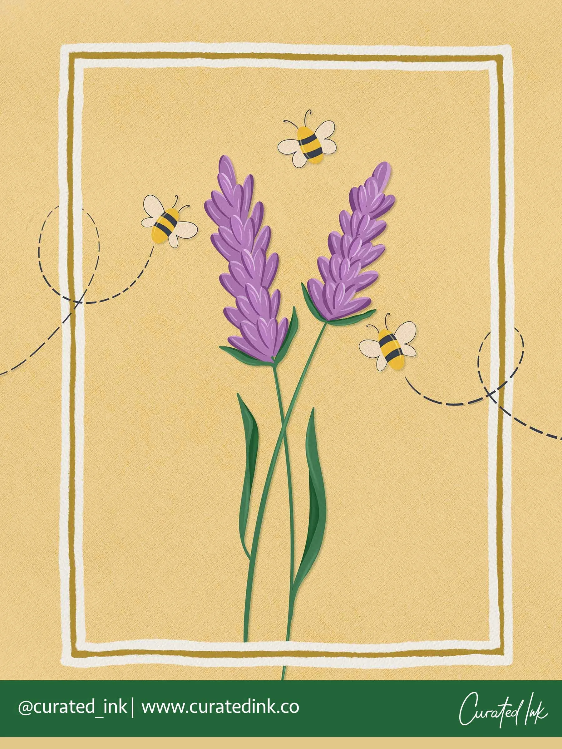 BT-A1120 Lavendar and Bee