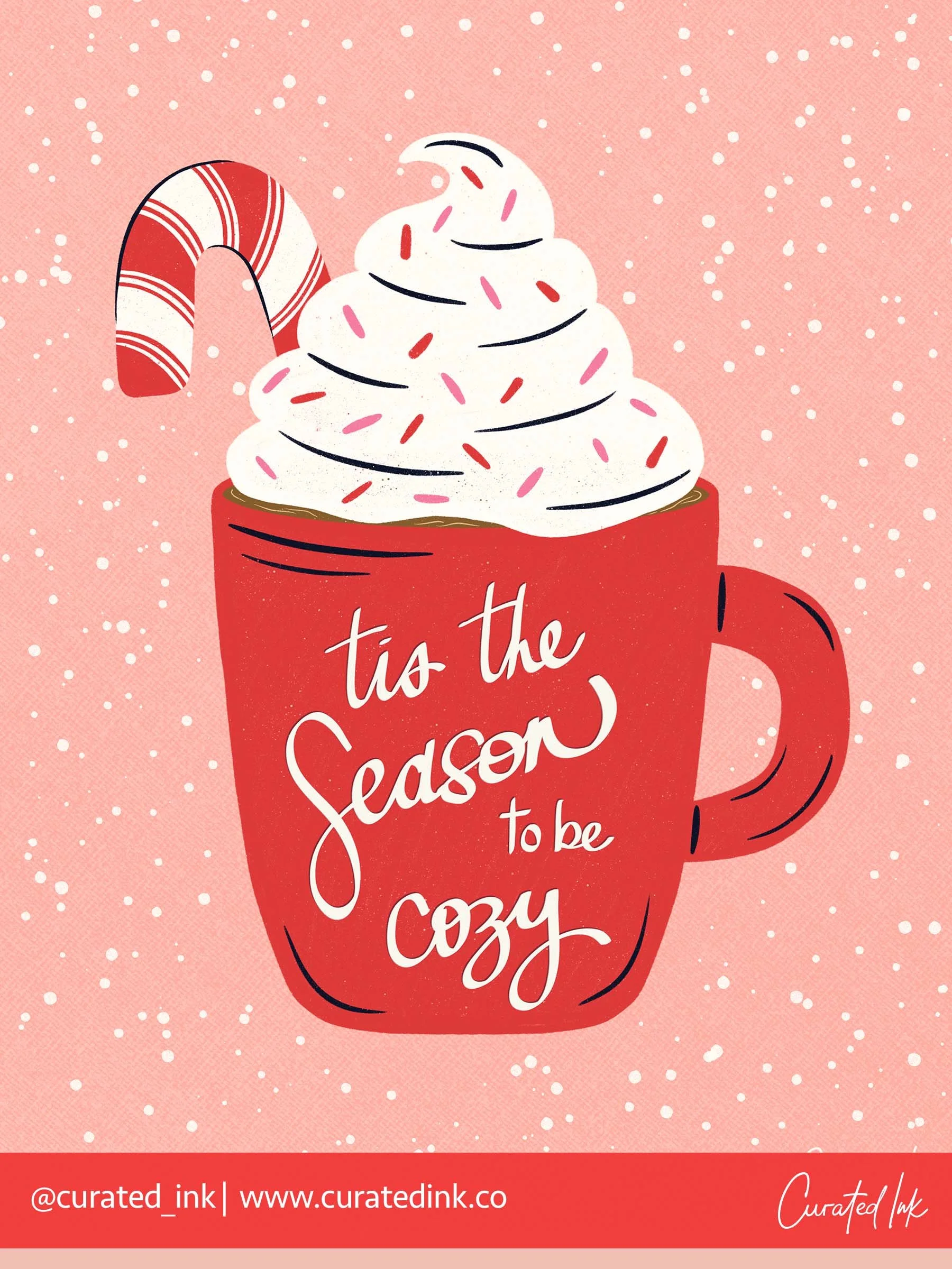 BT25-A1361 Pink Red Cozy Mug
