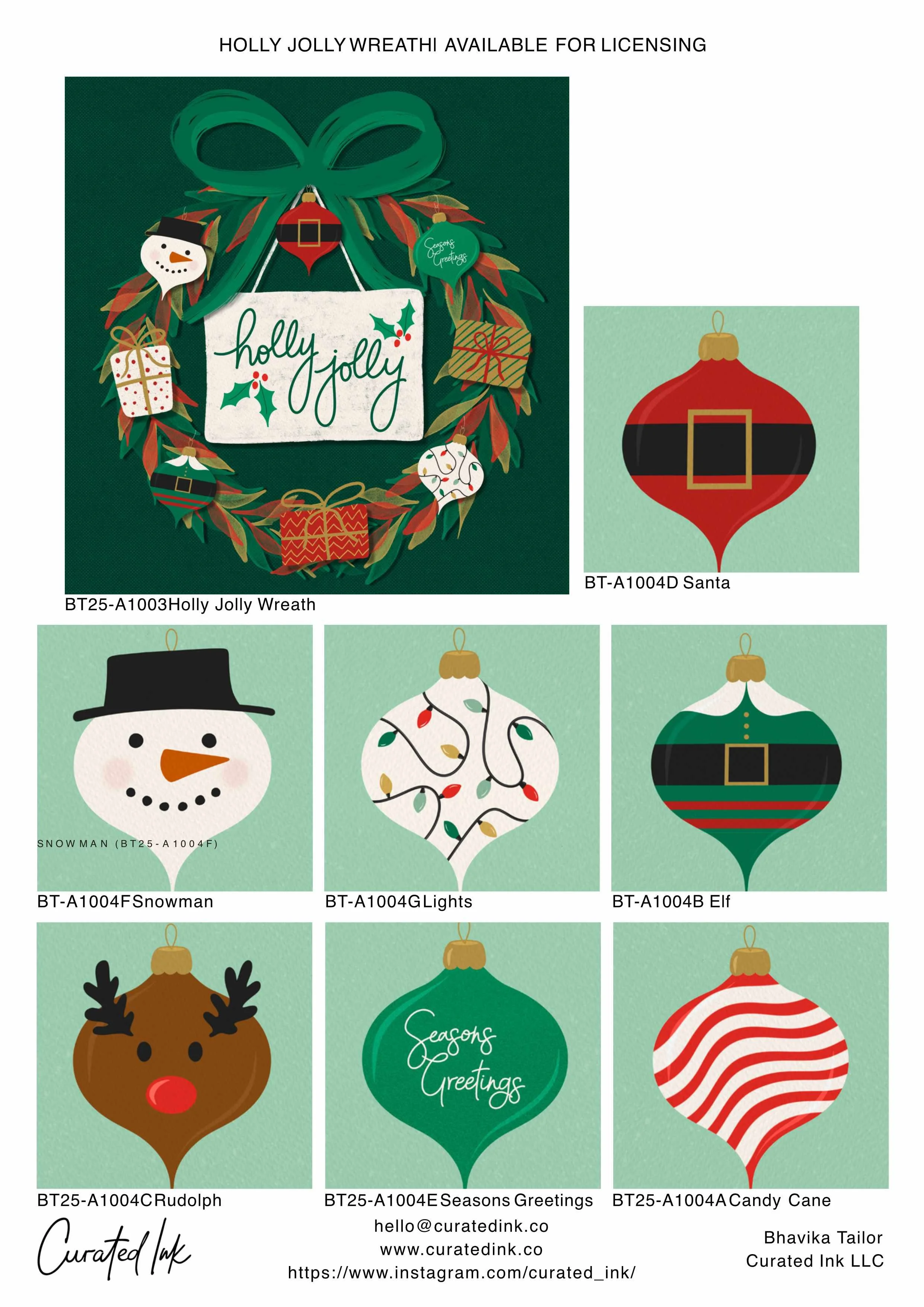 Curated Ink - 1b - Holly Jolly Wreath.jpg