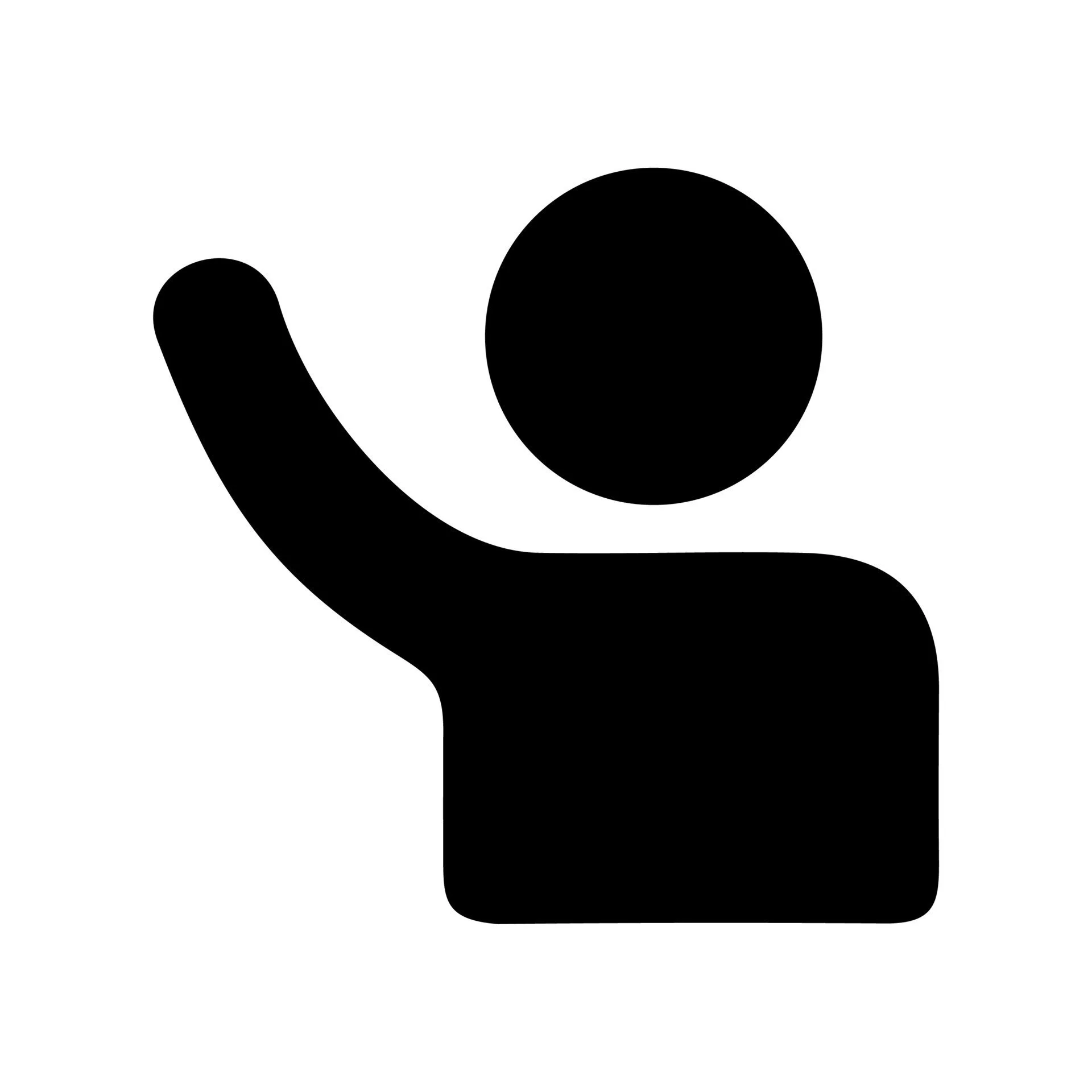 Hand up icon