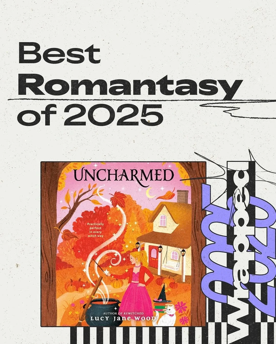 Couldn&rsquo;t share my own Wrapped because it was too mortifying a mix of weird magicscapes and John Williams soundtracks, so instead I&rsquo;ll share Uncharmed being picked for @spotify Best Audiobooks of 2025 🥹🩷 Largely down to the amazing team 