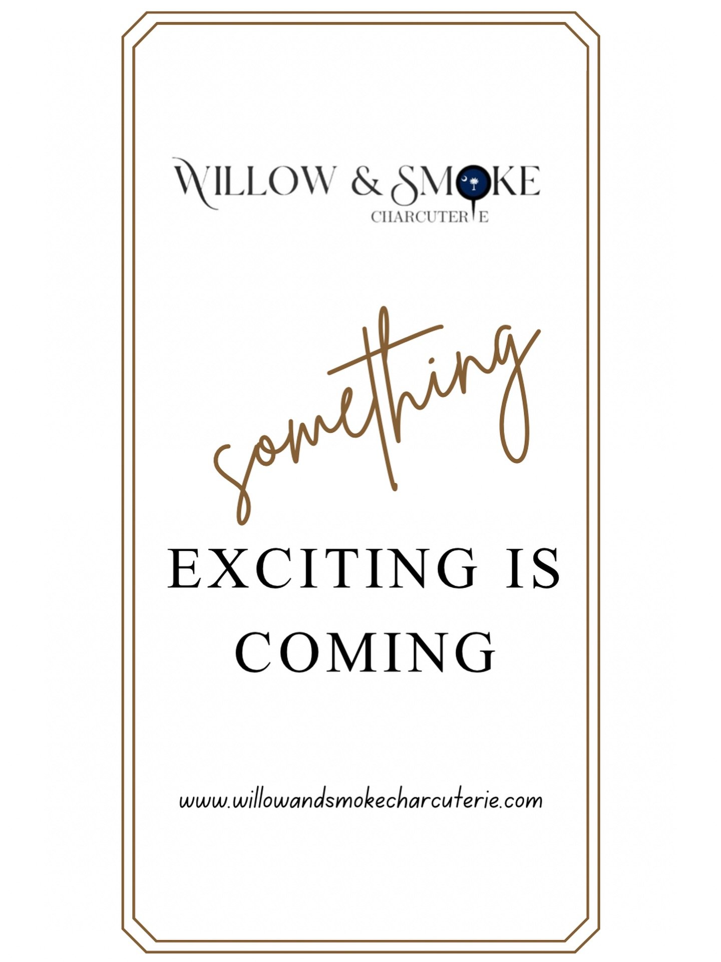 Something exciting is in the works! 🎉 We&rsquo;ve got a little surprise coming soon that we know you&rsquo;re going to love. Stay tuned&hellip; big things are on the way! 👀✨

#charcuterie #charcuteriecart #mobilecharcuterie #eventcatering #snacktim