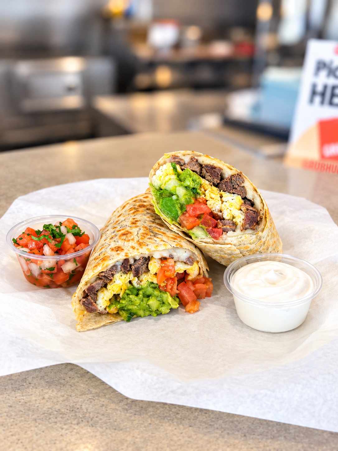 Steak Breakfast Burrito
