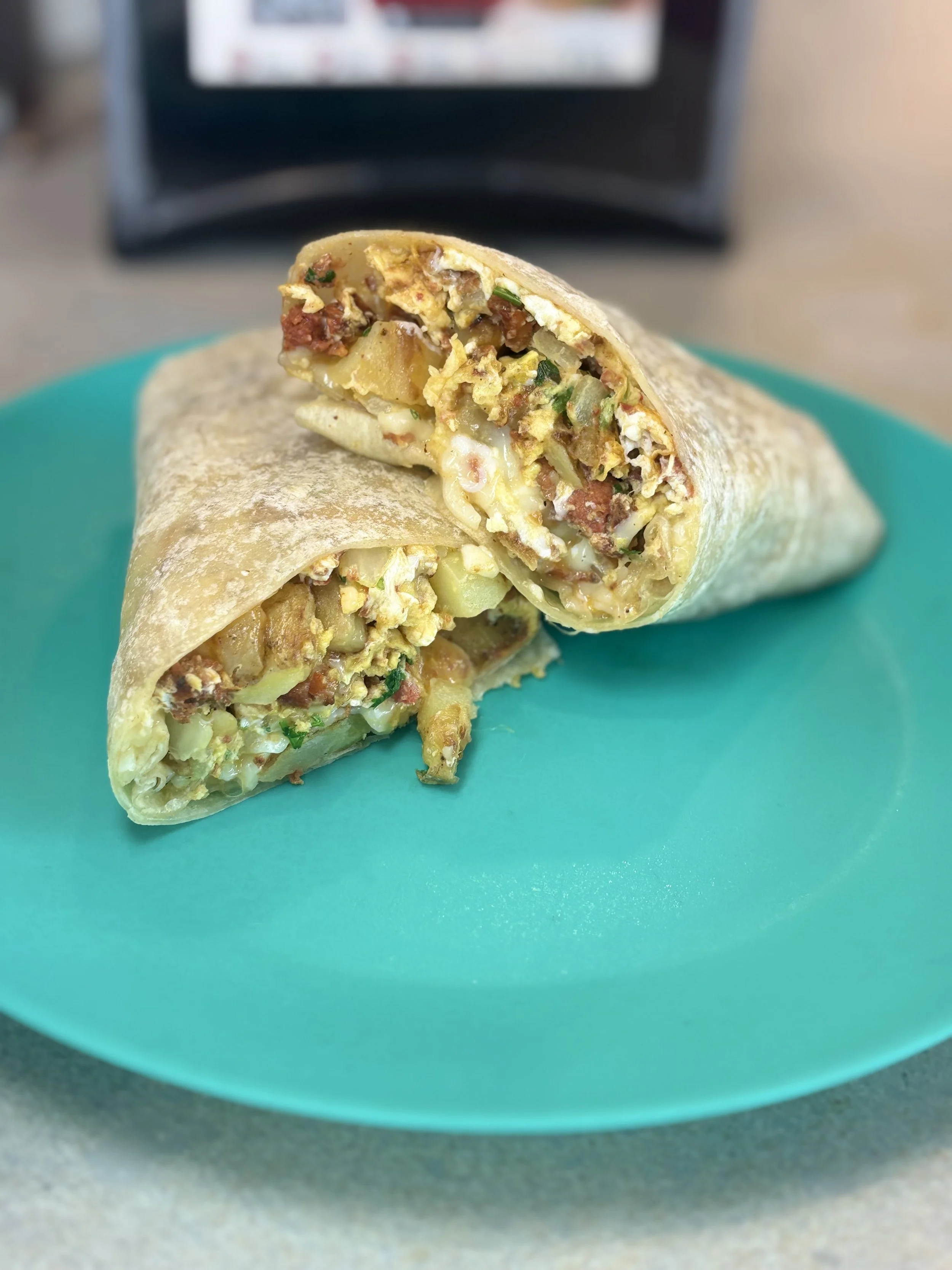 Chorizo Breakfast Burrito