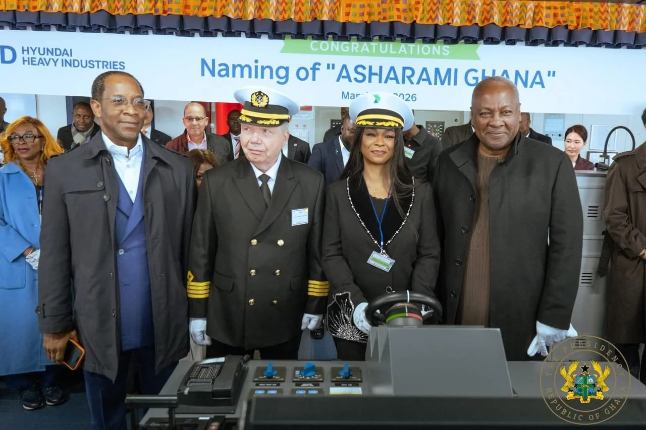 Mahama Commissions Sahara LPG Vessel in Korea - A Strategic Value Addition