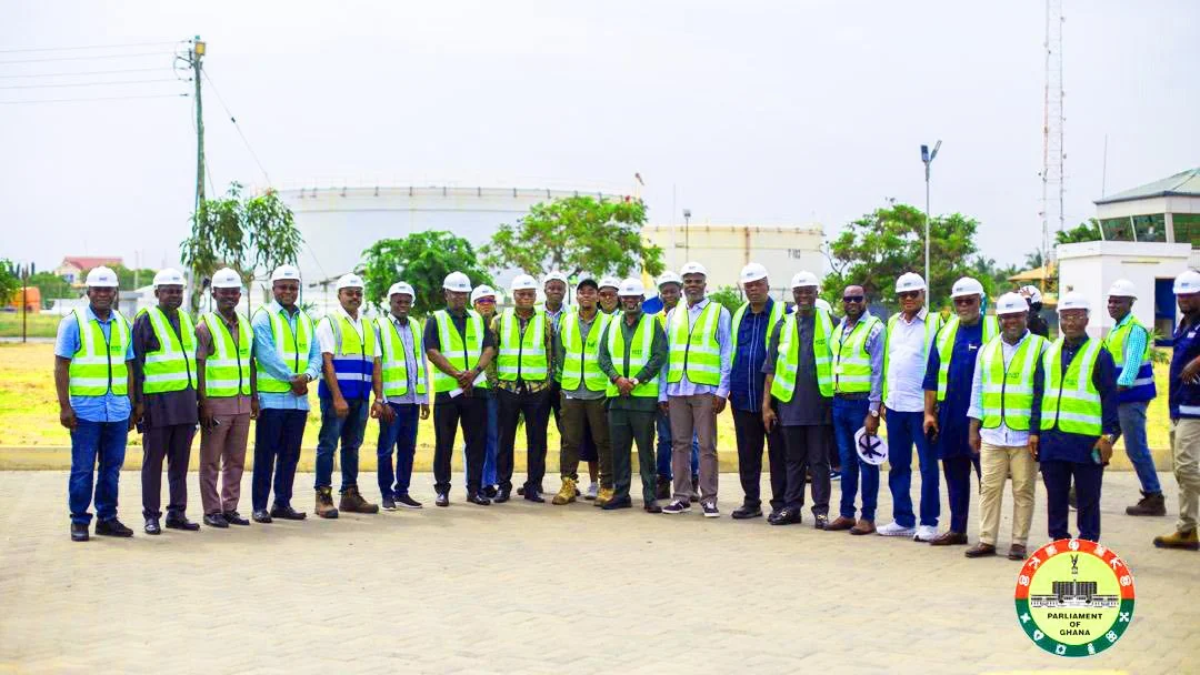 Parliament’s Energy Committee Tours BOST’s Accra Plains Depot as Oversight Meets the Mechanics of Fuel Security