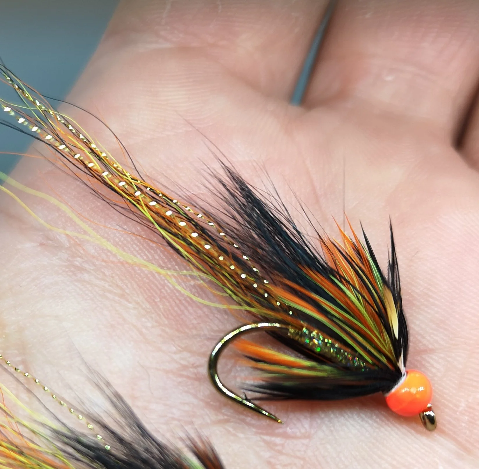 Willie Gunn 4mm Tungsten Bead heads Tied on Kamasan B175 Singles