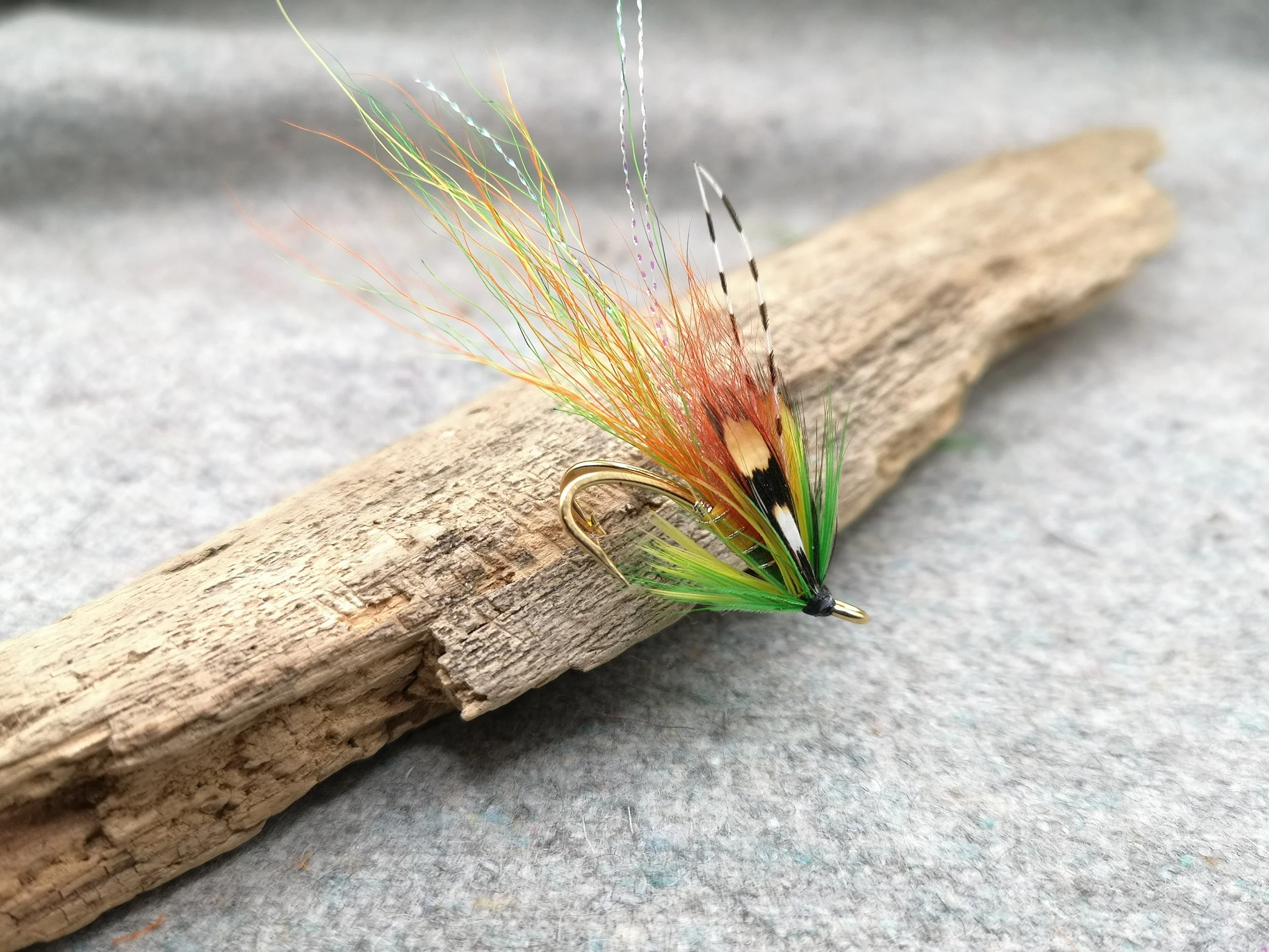Green Highlander Salmon fly for sale scotland Cascade (2).jpg